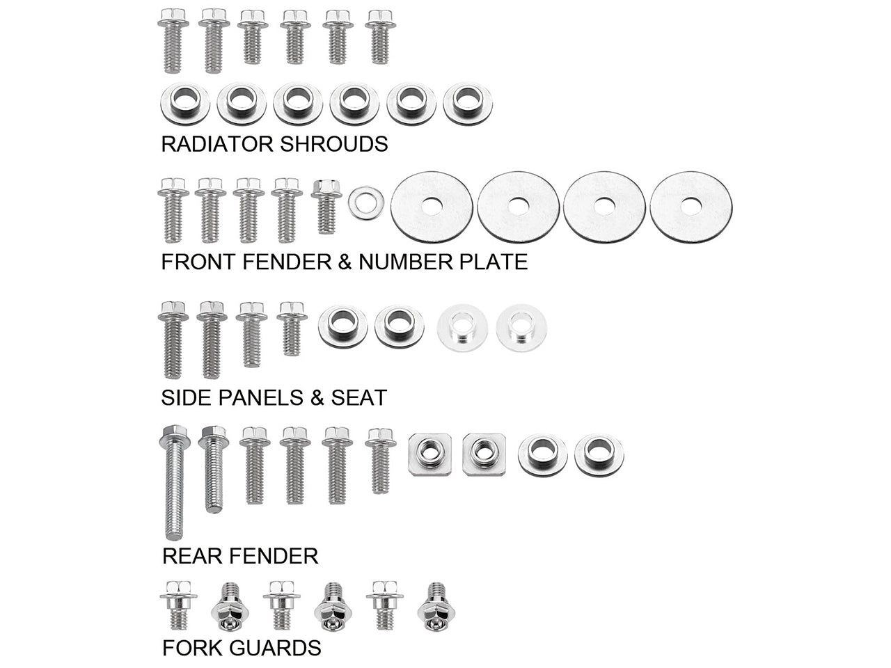 Sixty5 Ruuvi- ja pulttisarja Suzuki