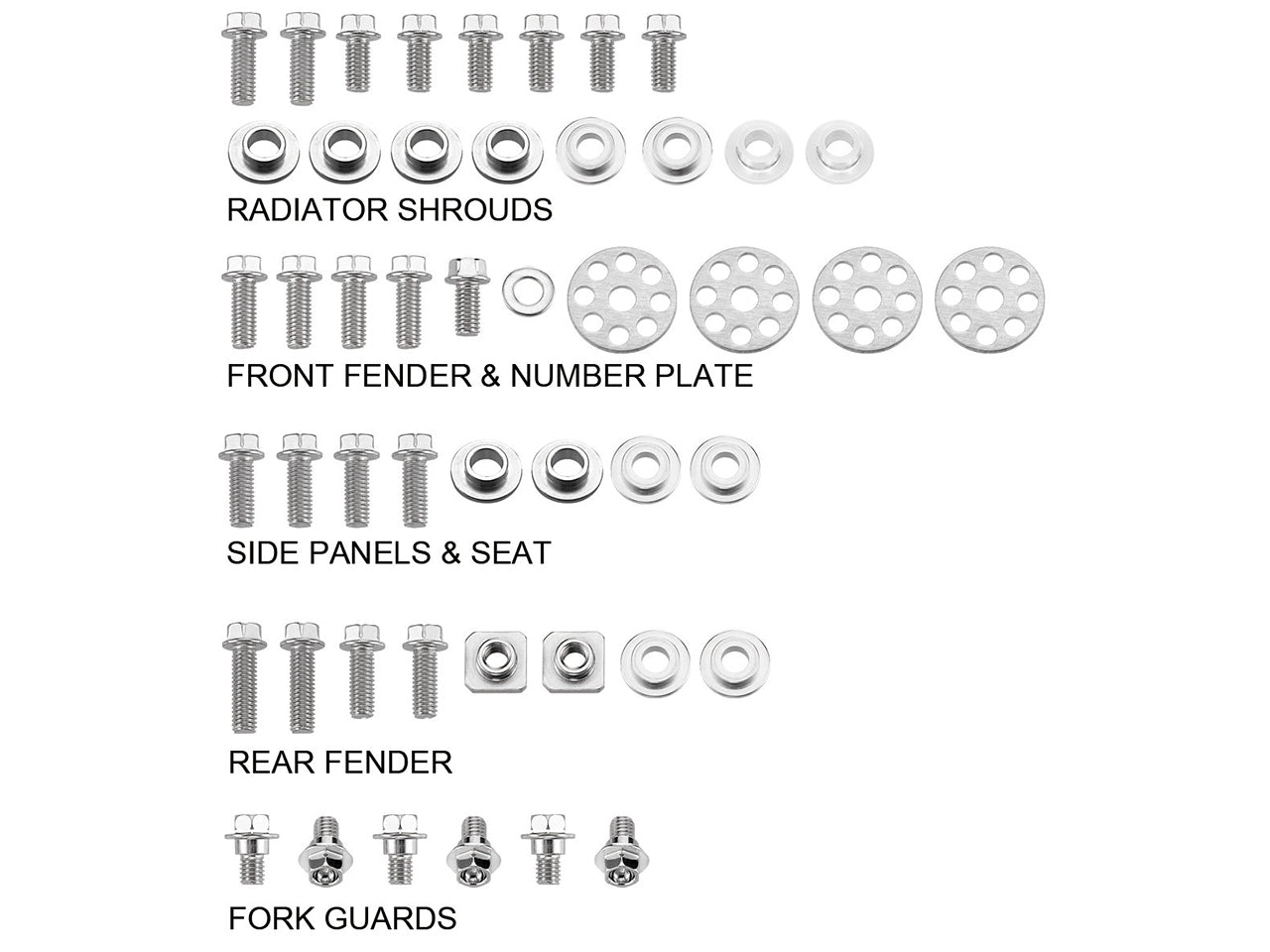 Sixty5 Ruuvi- ja pulttisarja Suzuki