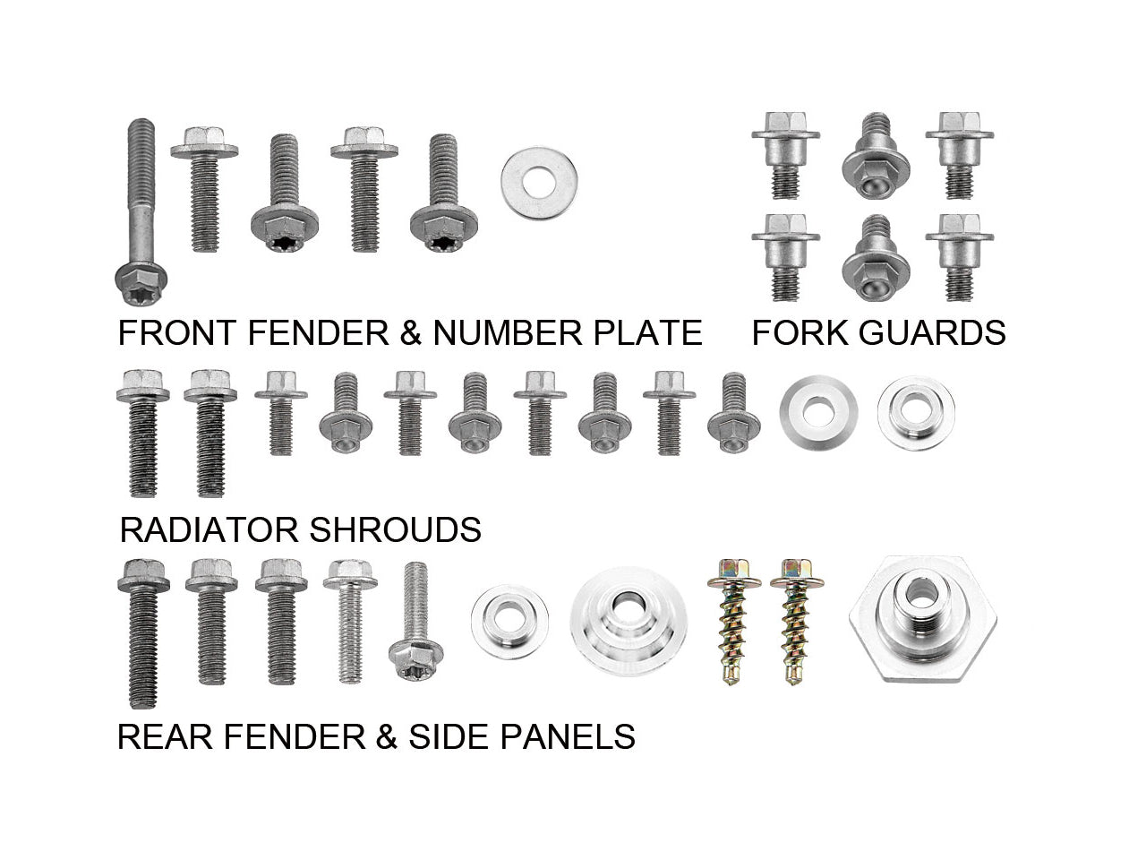 Sixty5 Ruuvi- ja pulttisarja KTM