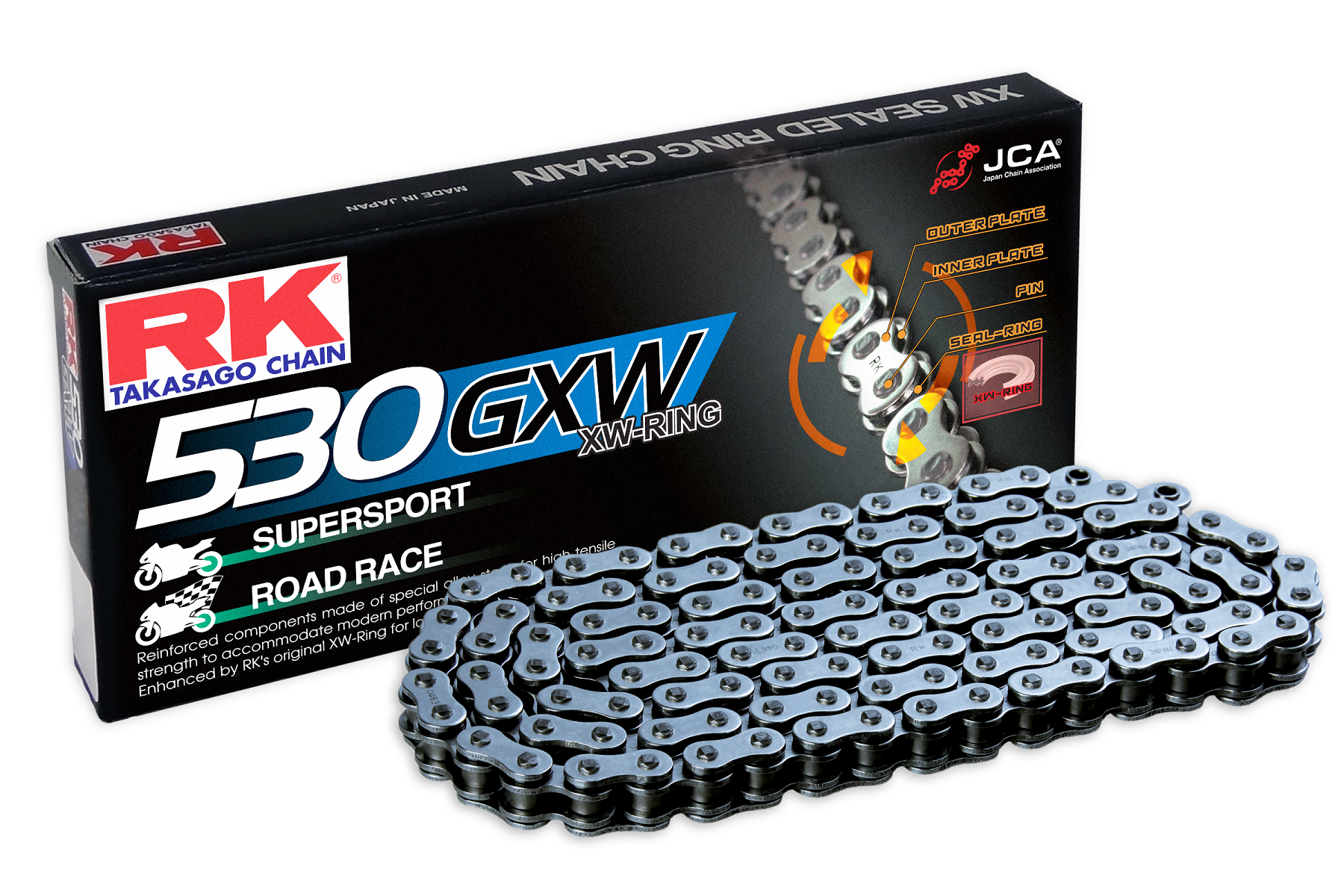 RK 530GXW XW-rengasketju +CLF(Niittil.)