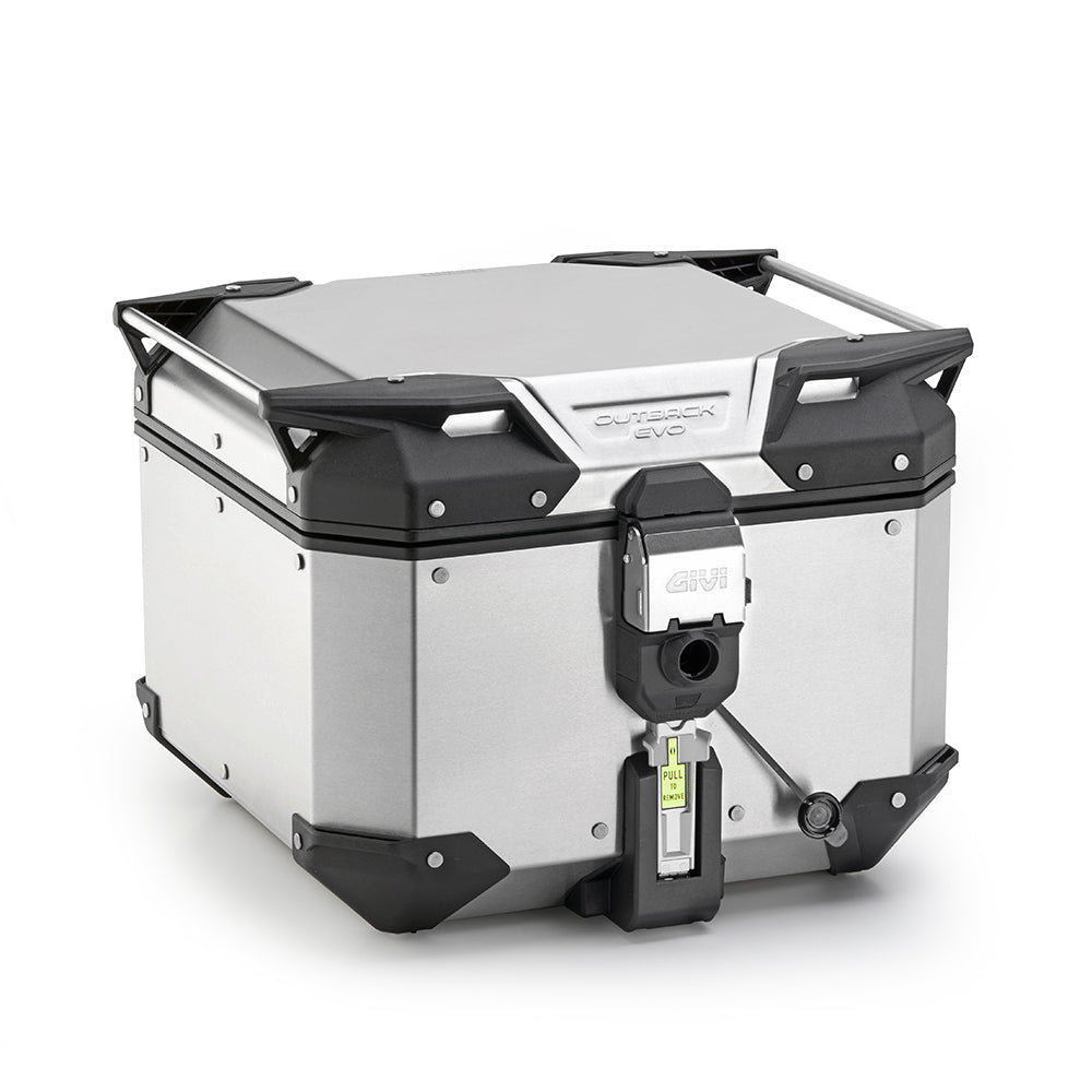 Givi Trekker Outback EVO alum. case, 42 ltr, sold without lock, Monokey