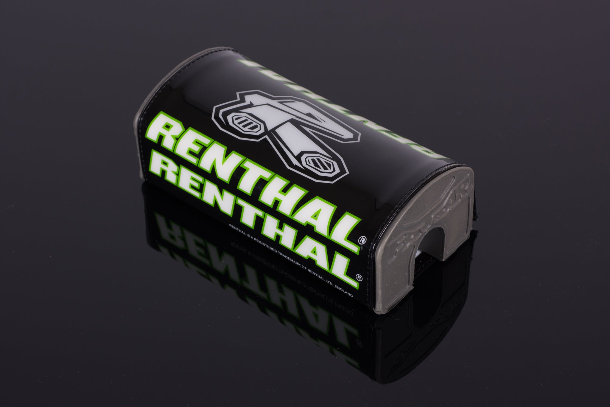 Renthal Team Fatbar Pehmuste Musta/Vihreä/Valkoinen