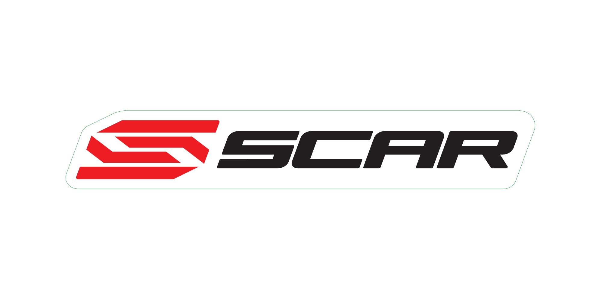 Scar Bike Stickers - Dimensions : 120*20mm - Pack of 5 stickers