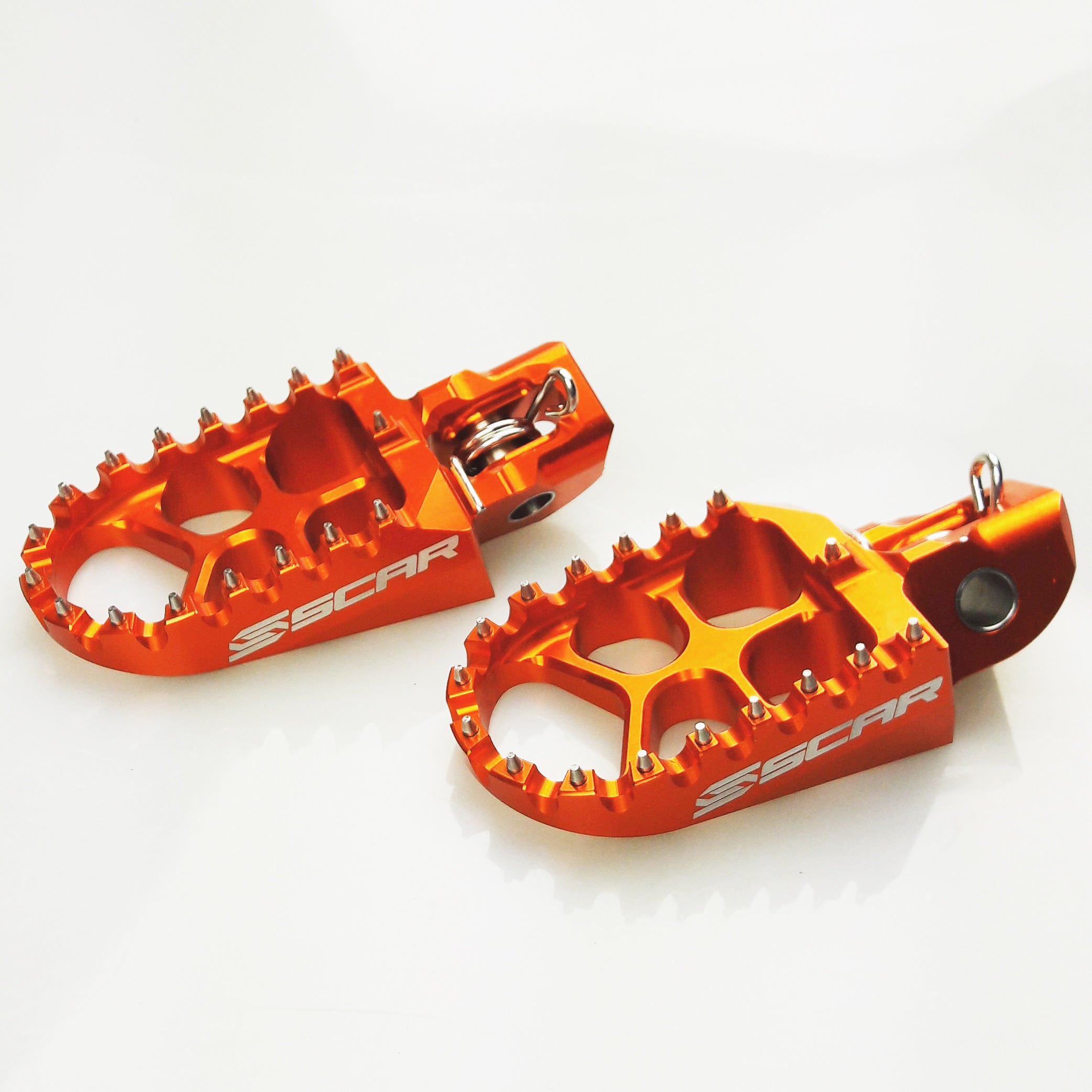 Scar Evolution Footpegs -Ktm/Husq. SX/F 16-22 EXC/F 17-23 SX85 18-24 Orange