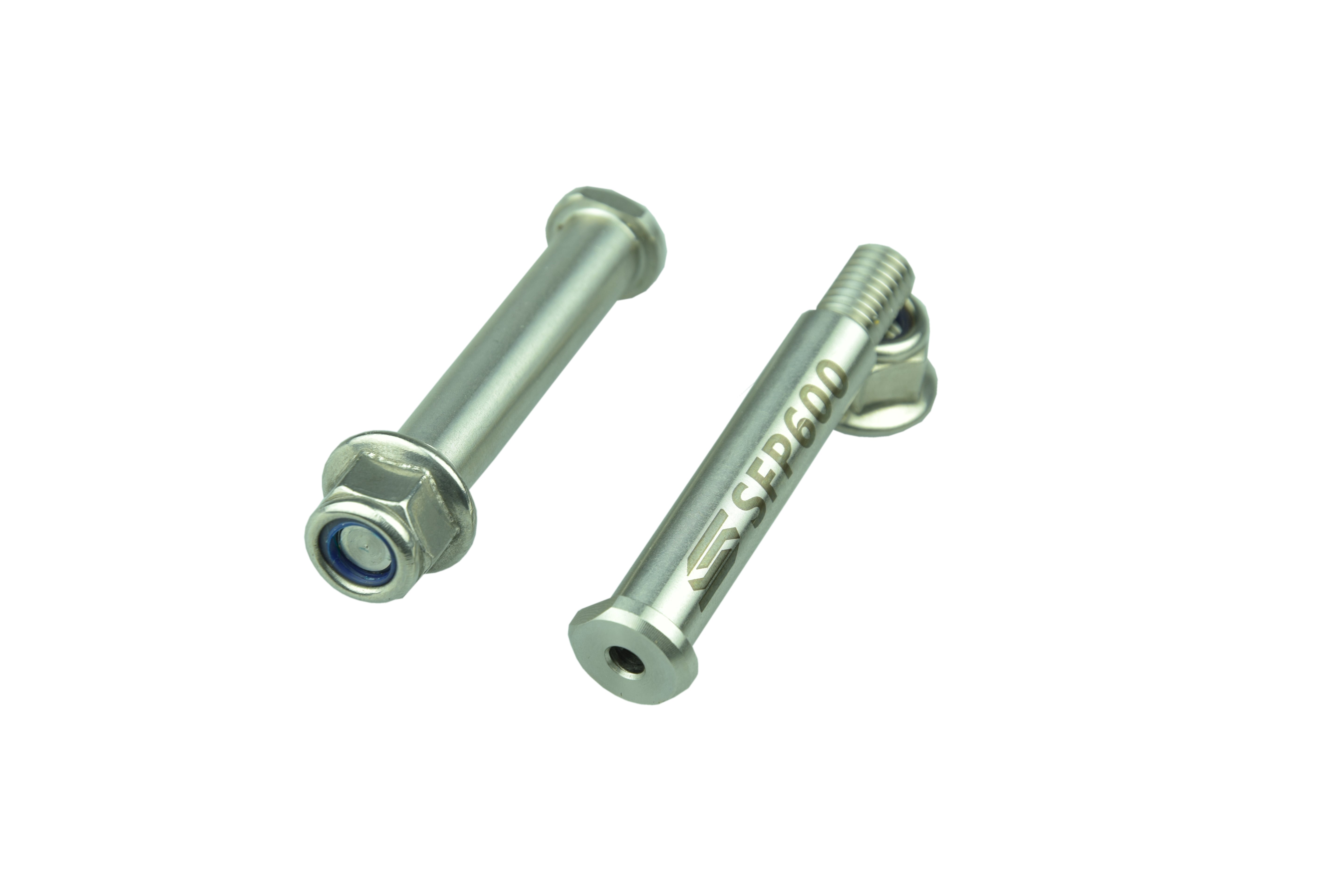 Scar Footpegs Pins - Sherco - Stainless steel with self locking flange nut