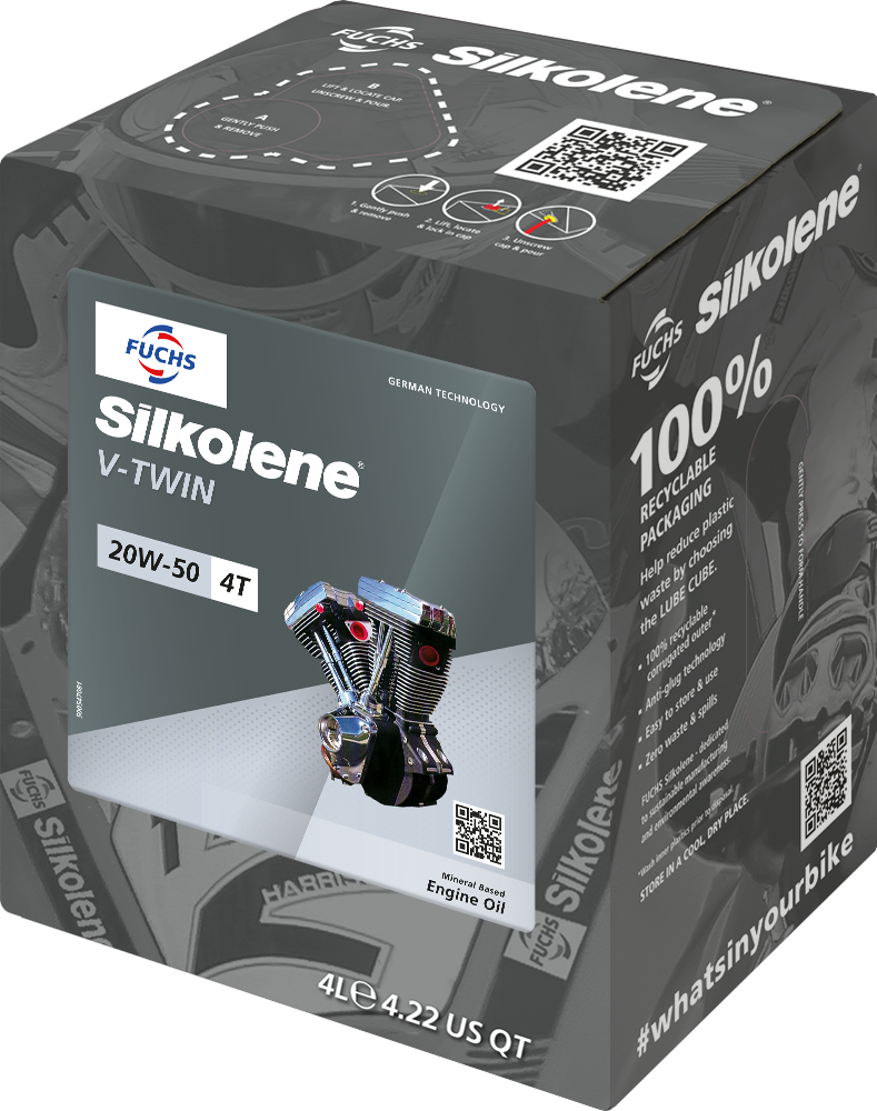 Silkolene V-Twin 20W-50 Mineral 4L CUBE (4)