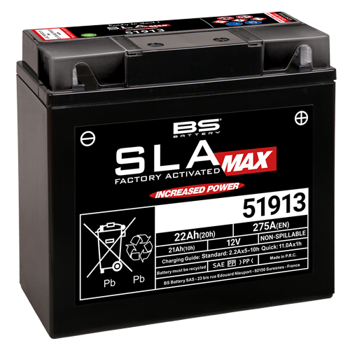 BS Battery 51913 (FA) SLA MAX - Sealed & Activated
