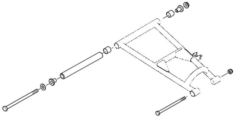 Sno-X A-Tukivarren pusslasarja Arctic Cat