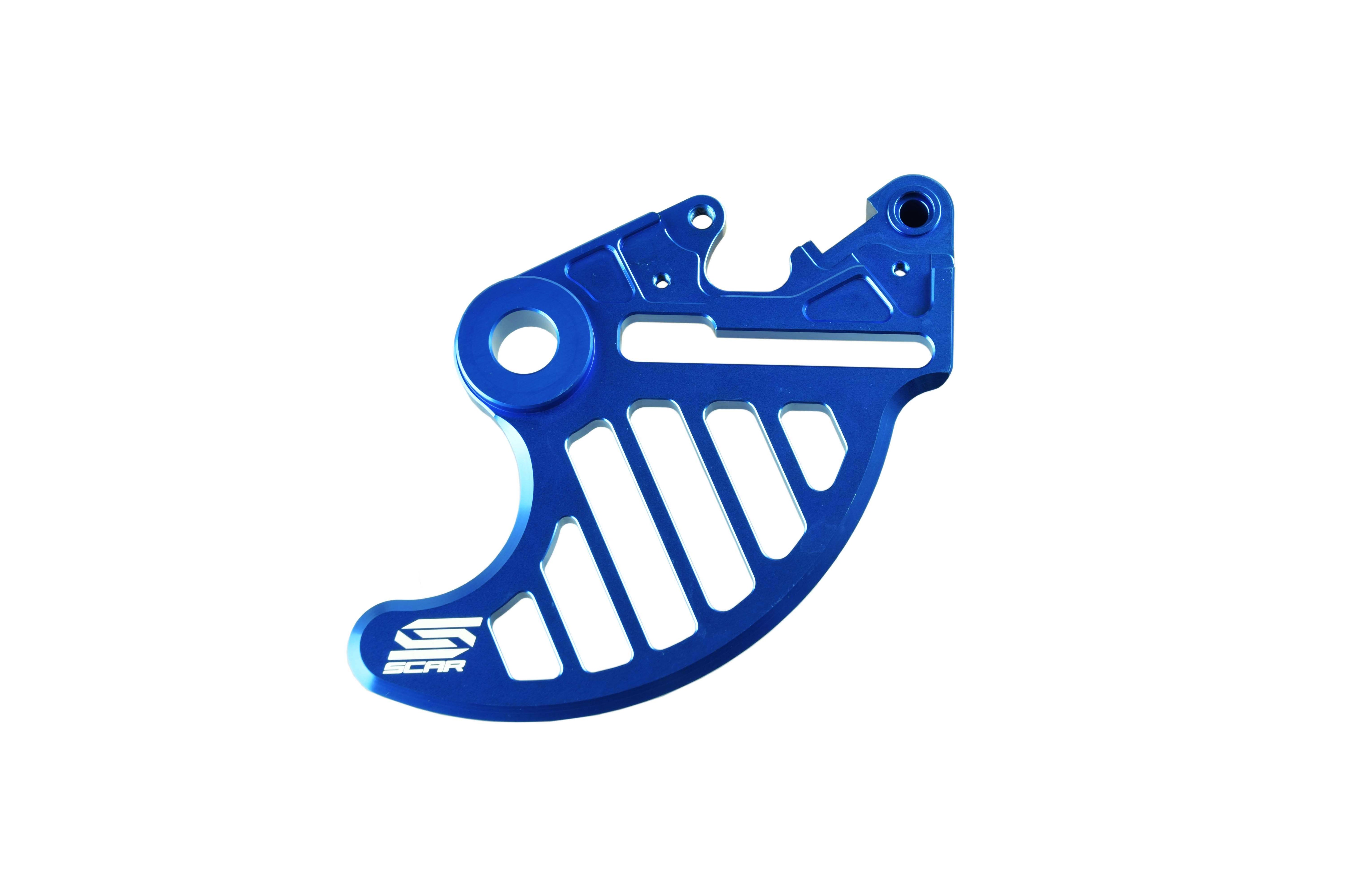 Scar Rear Disc Guard - EXC EXCF TE FE GasGas - Blue color