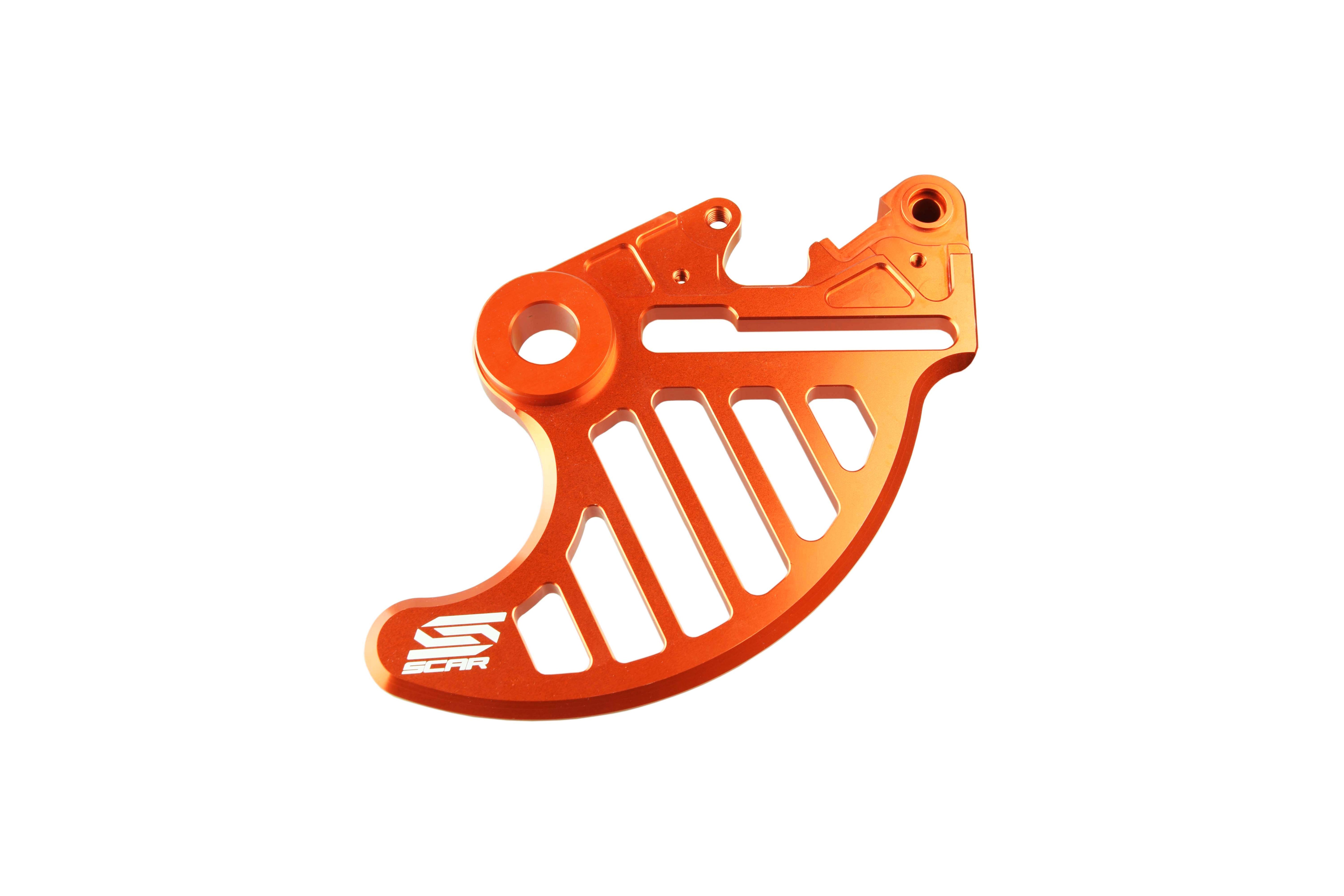 Scar Rear Disc Guard - EXC EXCF TE FE GasGas - Orange color