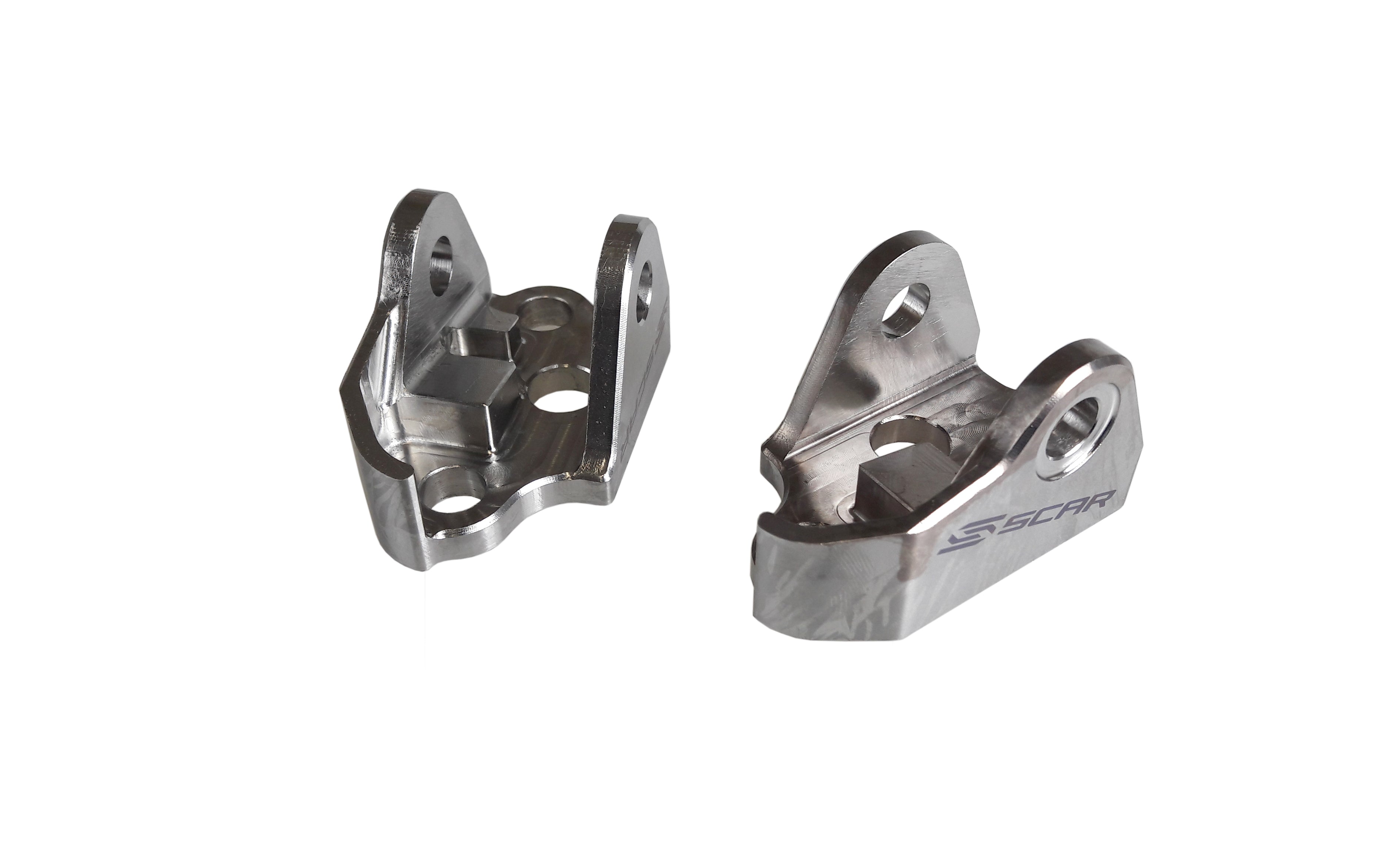 Scar Titanium Foot Peg Mount Brackets - titanium Gr5-Ti