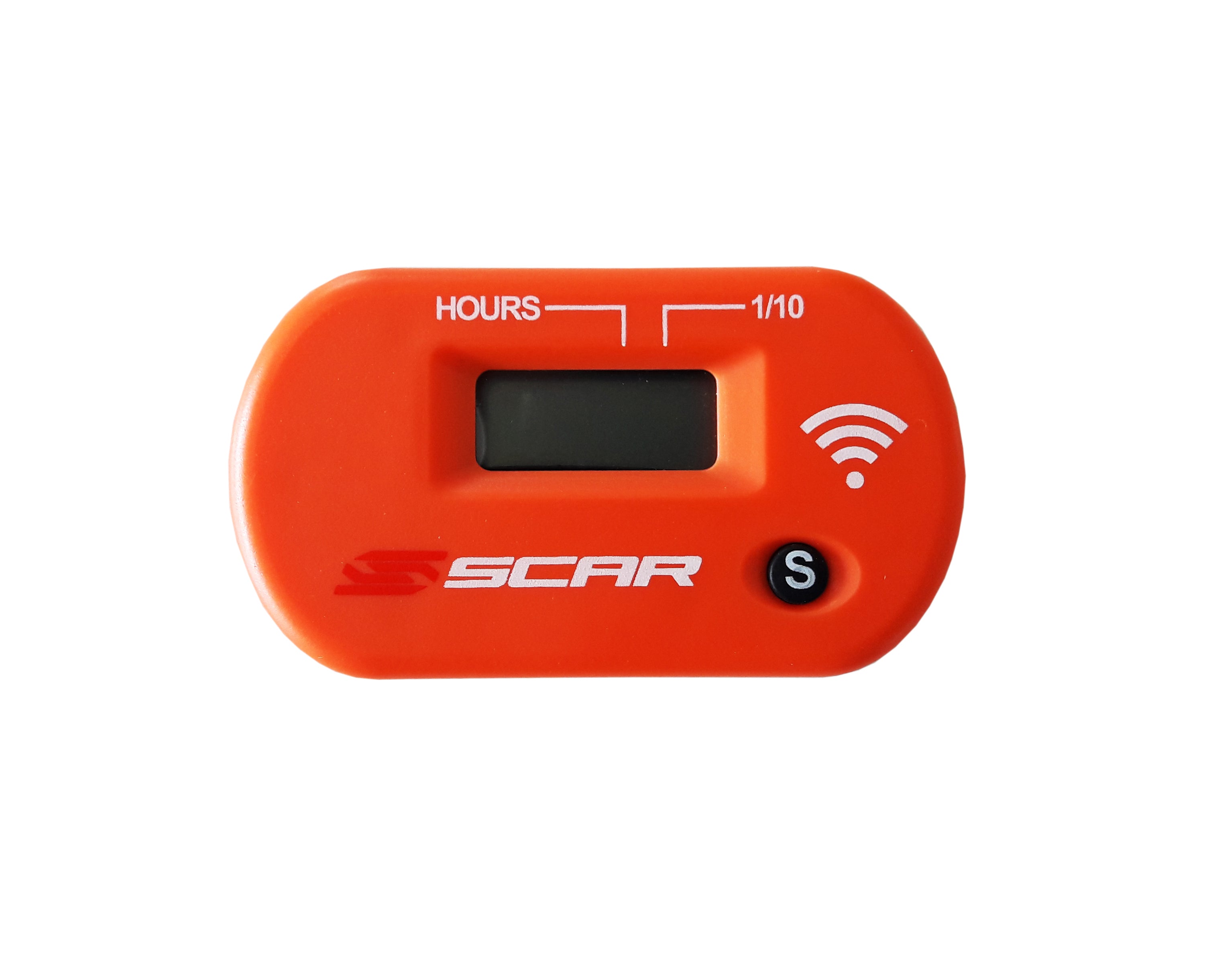 Scar Wireless Hour Meter working by vibrations - Orange color
