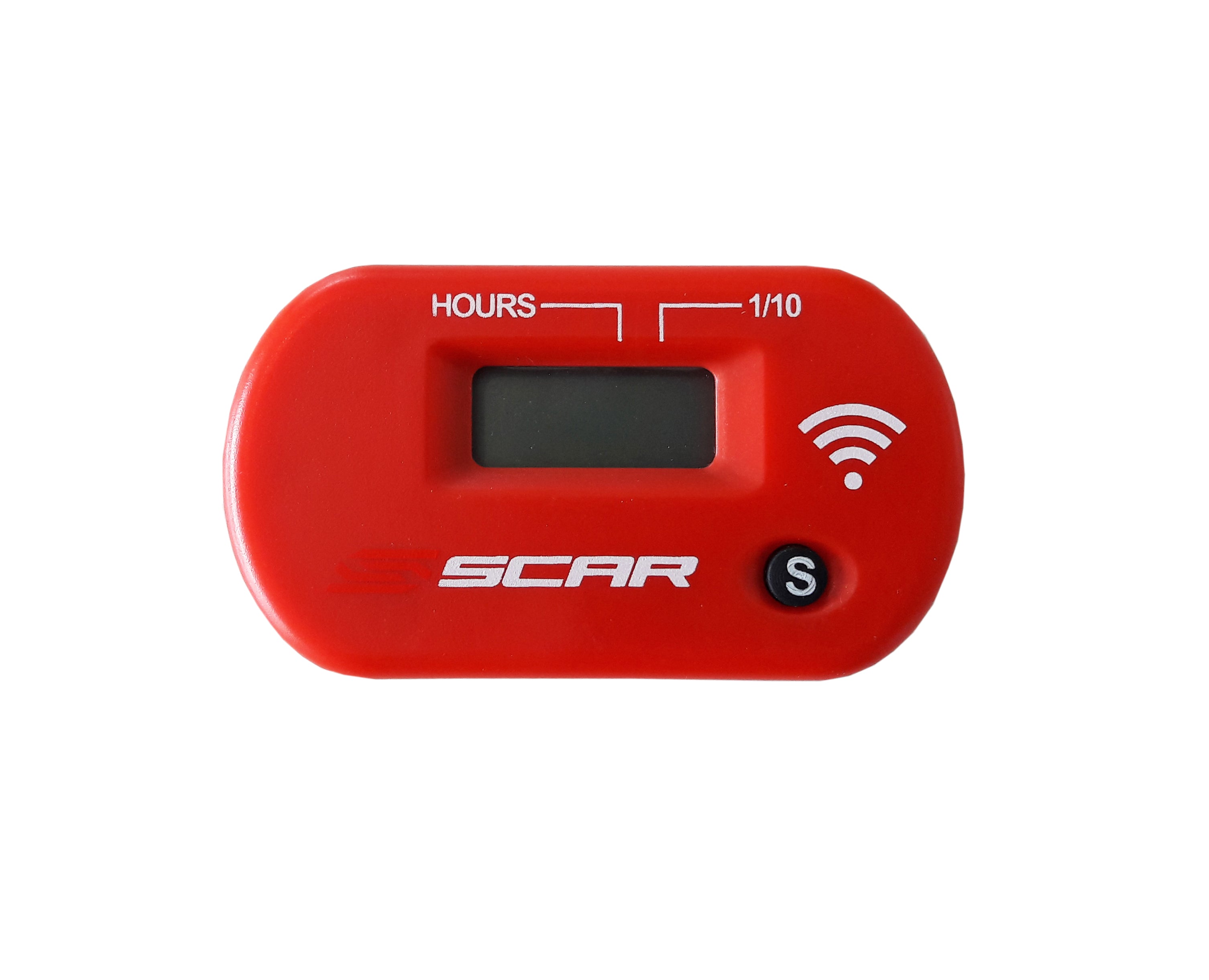 Scar Wireless Hour Meter working by vibrations - Red color