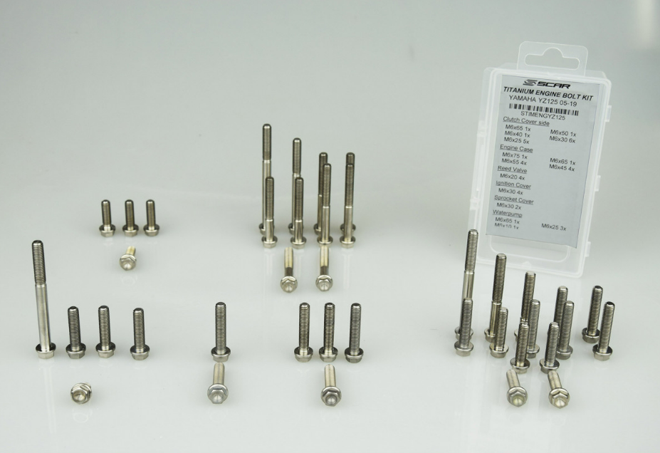 Scar Titanium Engine bolt kit CRF250R - 48 bolts