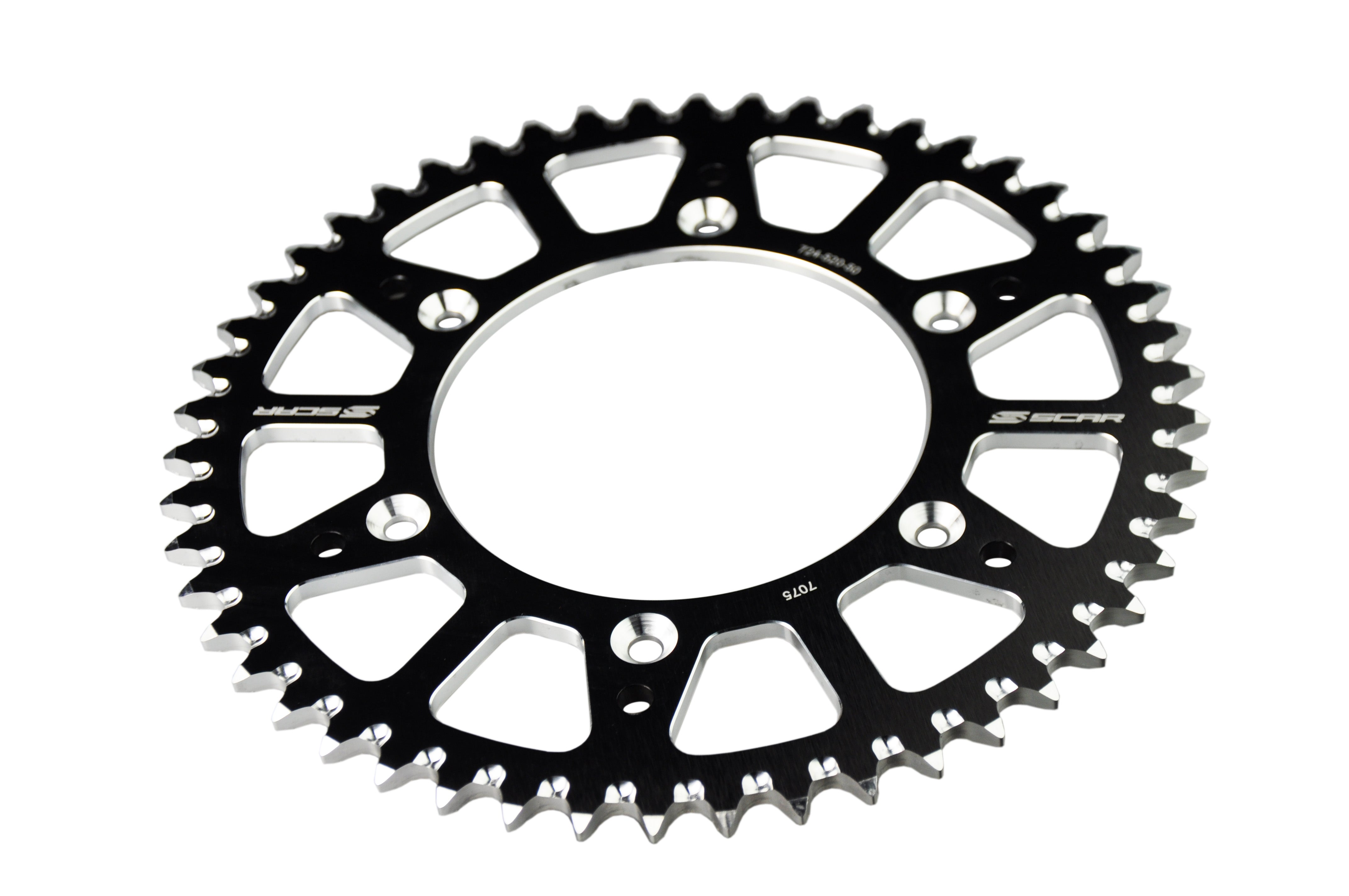Scar Alu Sprocket - KTM / Husqvarna / Gasgas - 51 teeth - Black color