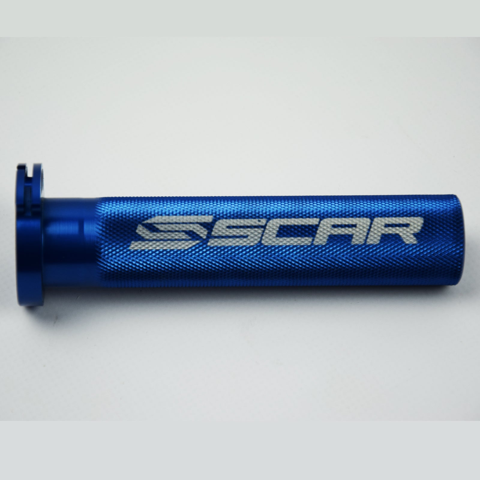 Scar Aluminum Throttle Tube + Bearing - Kawasaki/Suzuki/Yamaha - Blue color