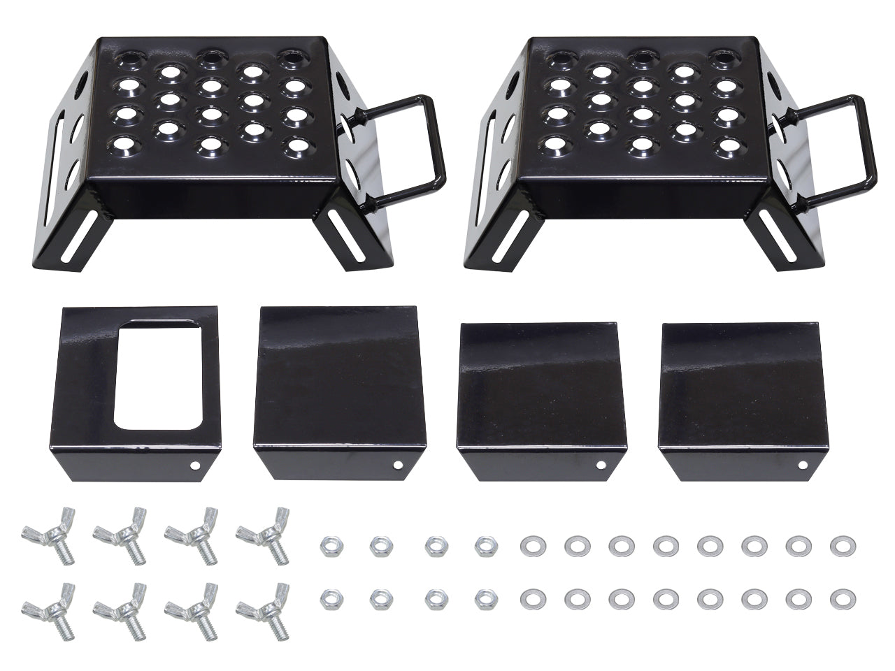 TMV Starting Blocks Black Steel