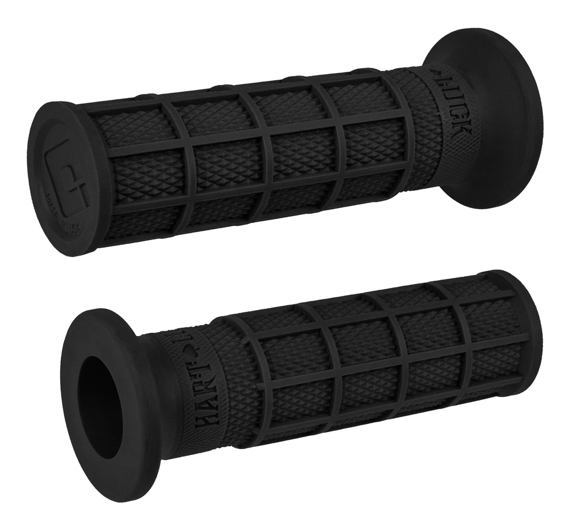 ODI Street V-Twin HART-LUCK Full-Waffle Grip Black