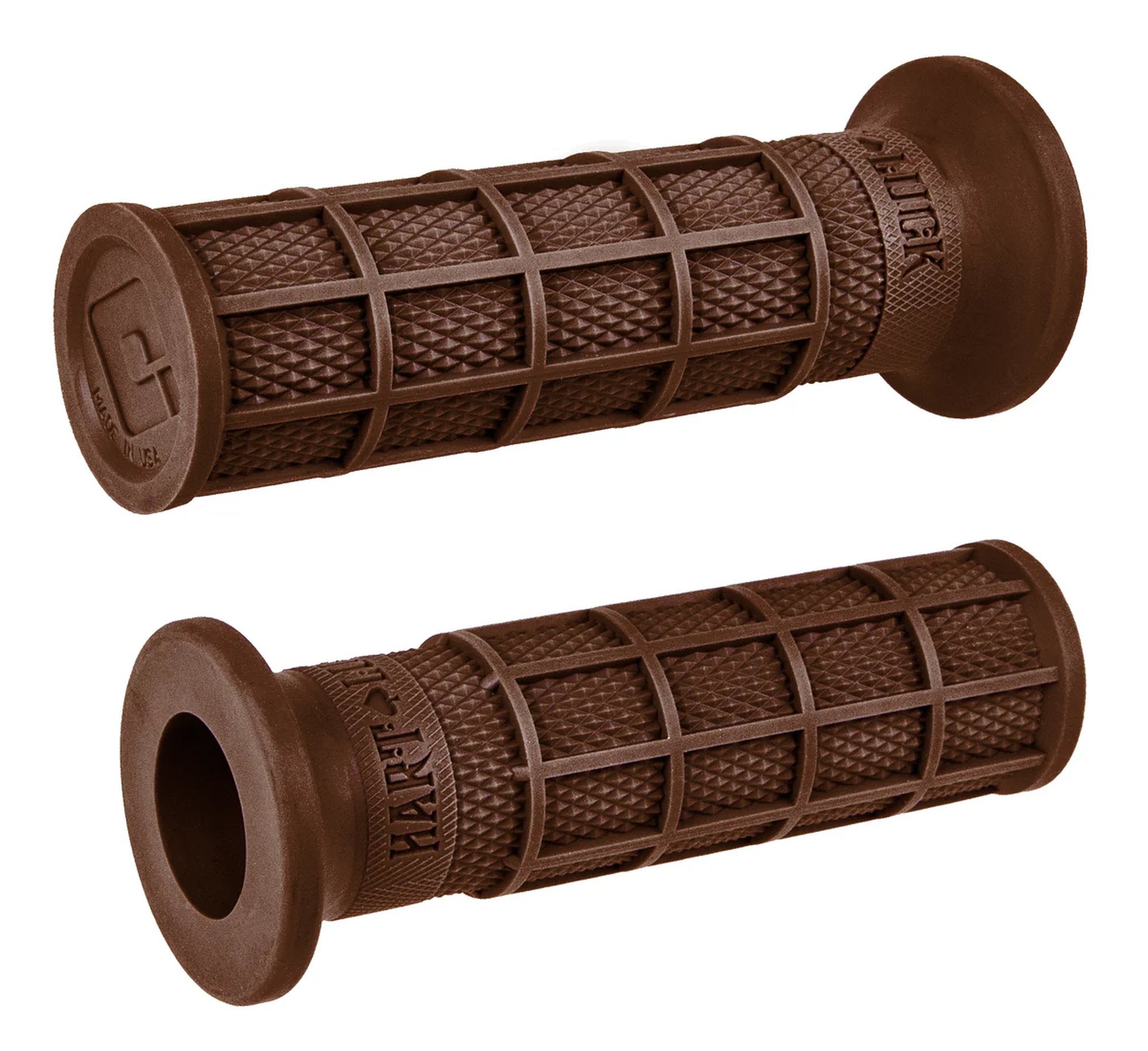 ODI Street V-Twin HART-LUCK Full-Waffle Grip Brown
