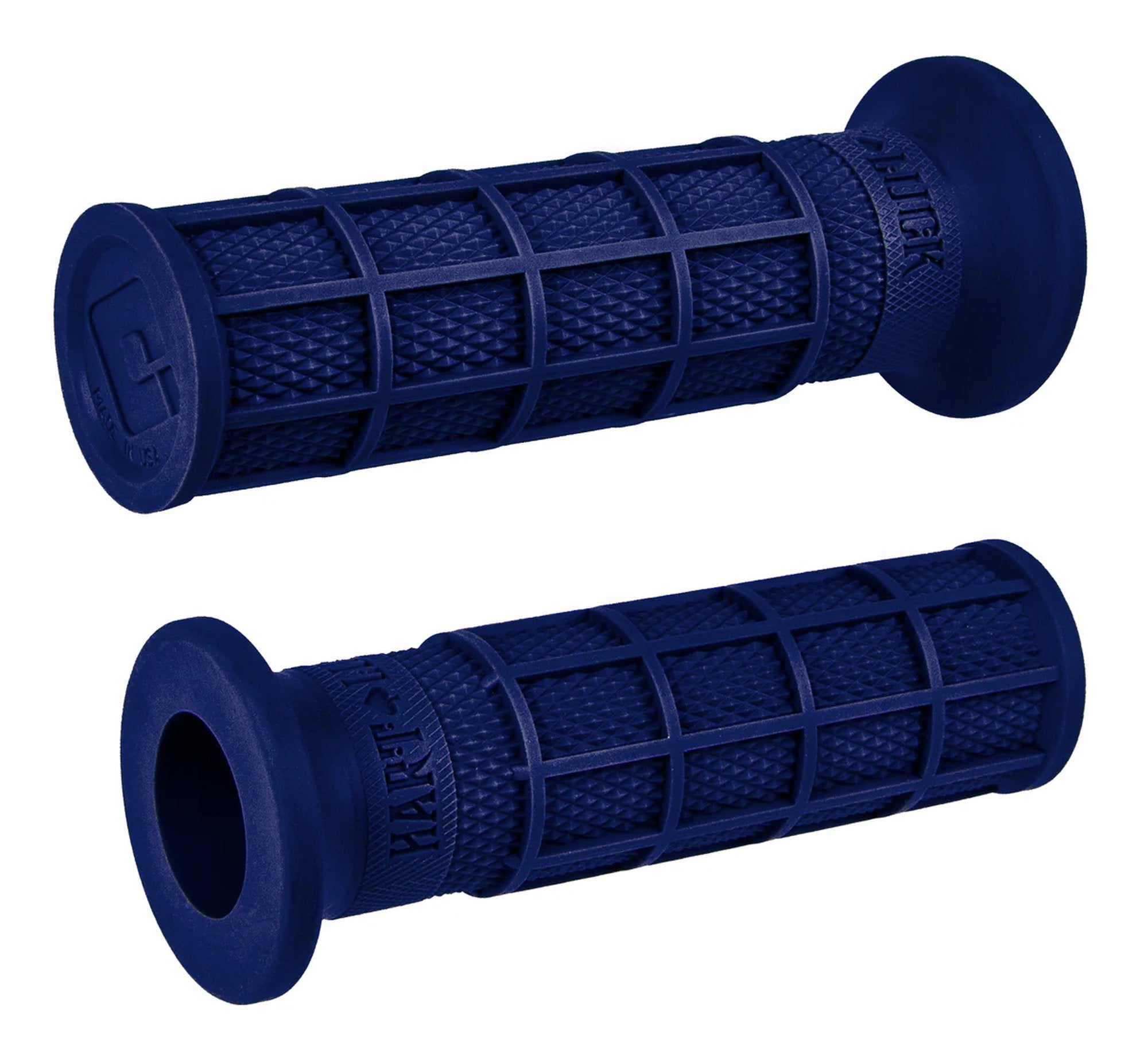 ODI Street V-Twin HART-LUCK Full-Waffle Grip Dark Blue