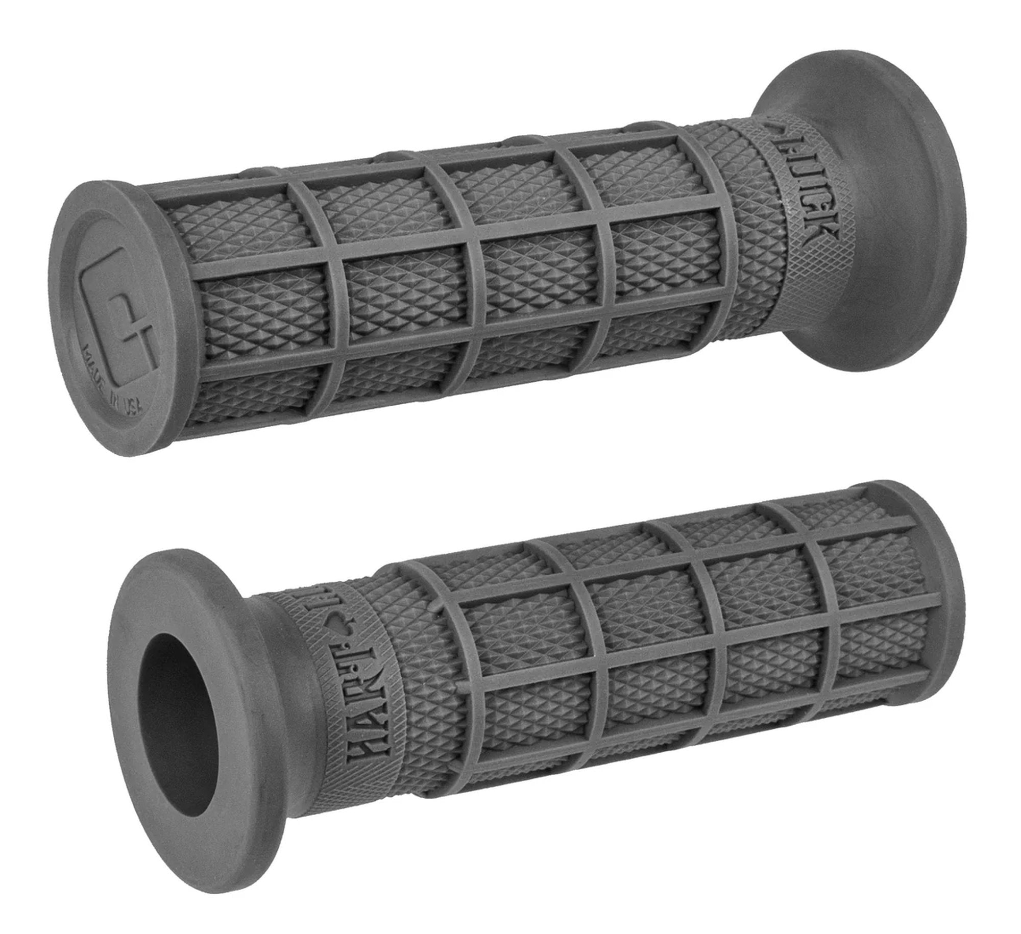 ODI Street V-Twin HART-LUCK Full-Waffle Grip Graphite