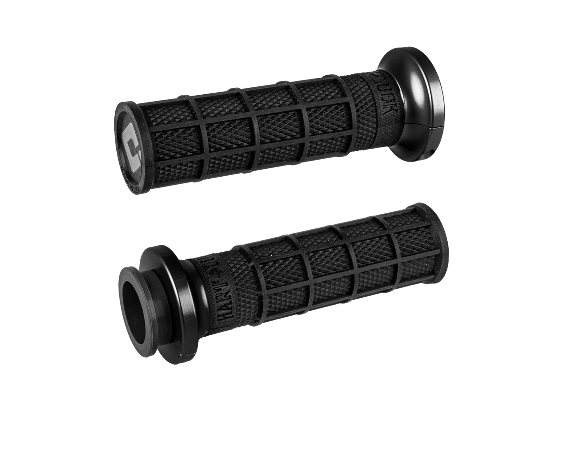 ODI Street V-TWIN Lock-On HART-LUCK Full-Waffle BLACK/Black/black