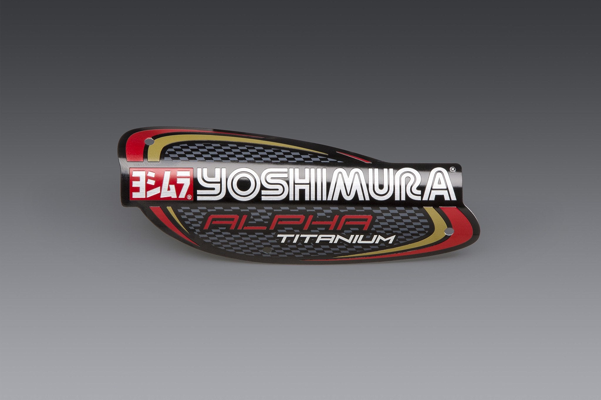 Yoshimura Yoshimura Muffler Name Badge Titanium Alpha and Alpha Taper