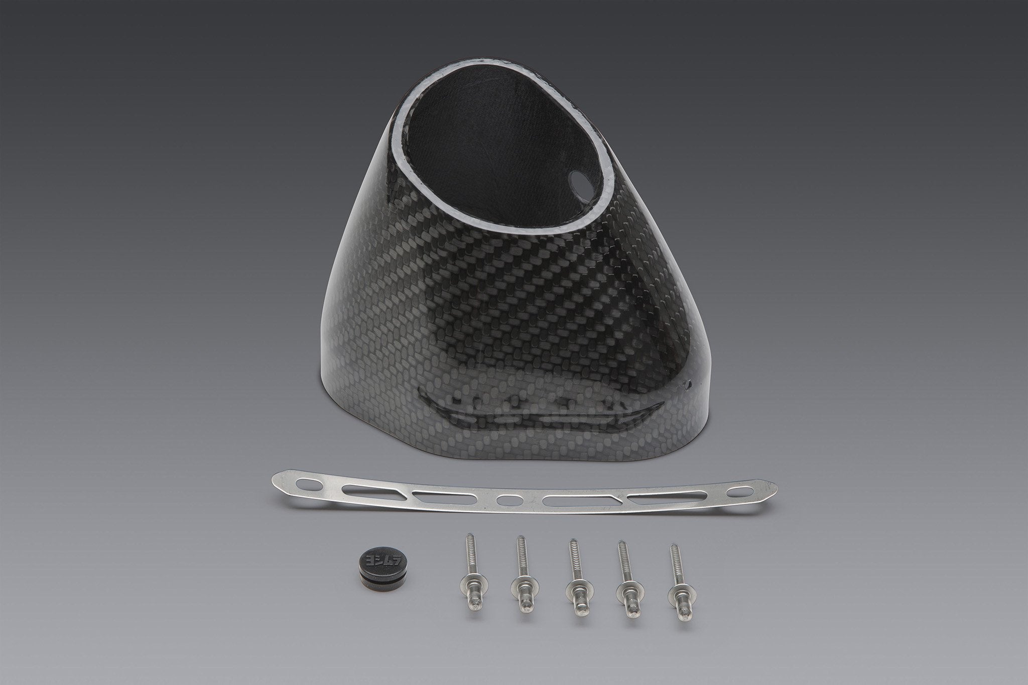 Yoshimura R-77 REPLACEMENT END CAP KIT FLARED LEFT SIDE