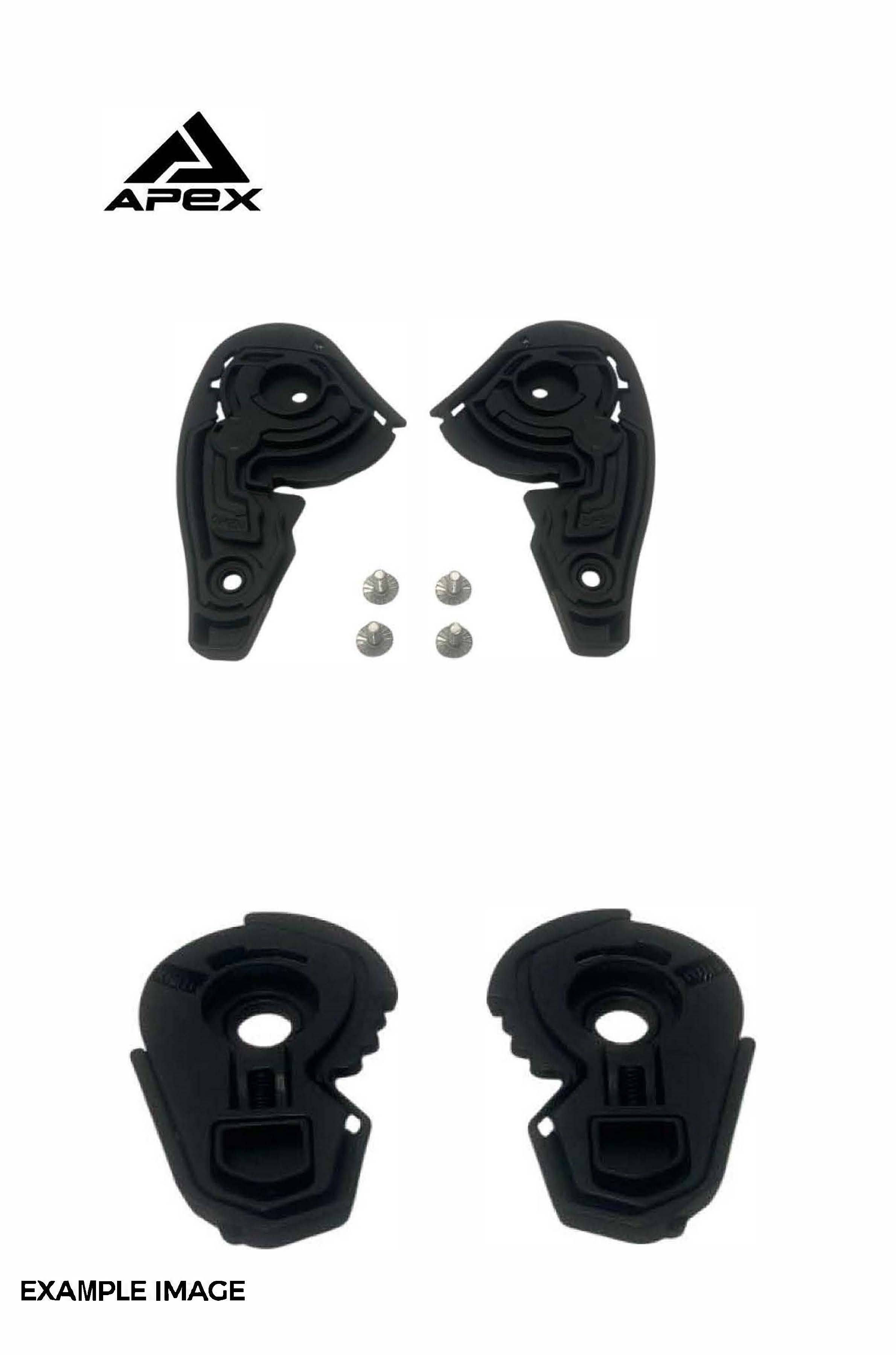 APEX MT300 Visor plates inc. Screws