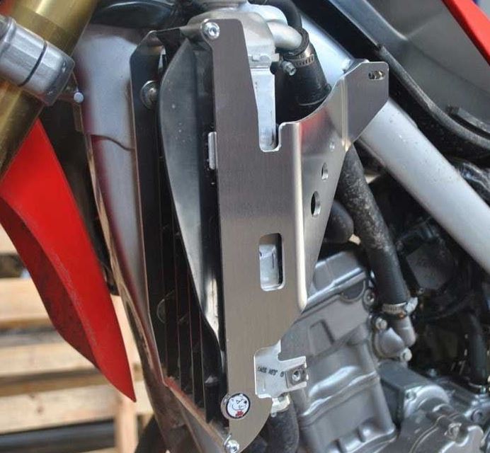AXP Radiator Braces Red Spacers Honda CRF250L 13-22