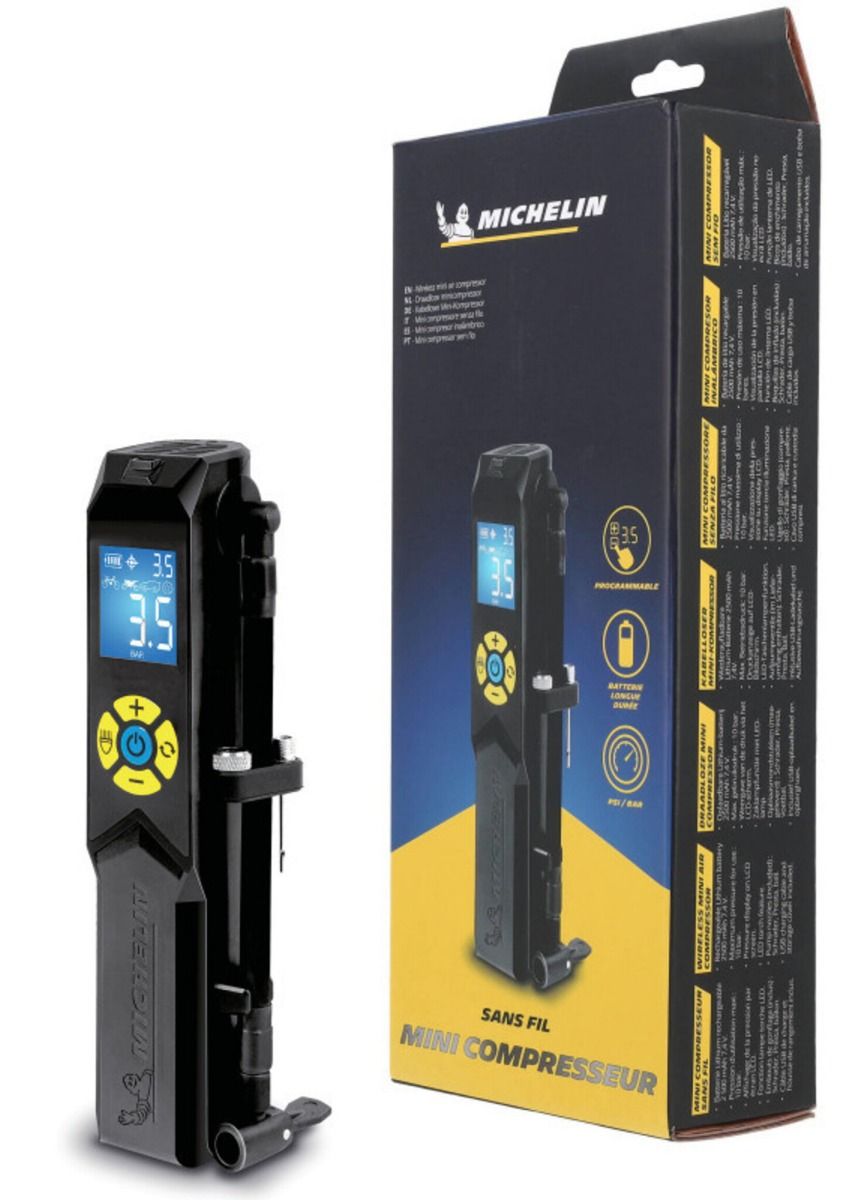 Michelin Ilmapumppu, Kannettava - Ladattava, USB