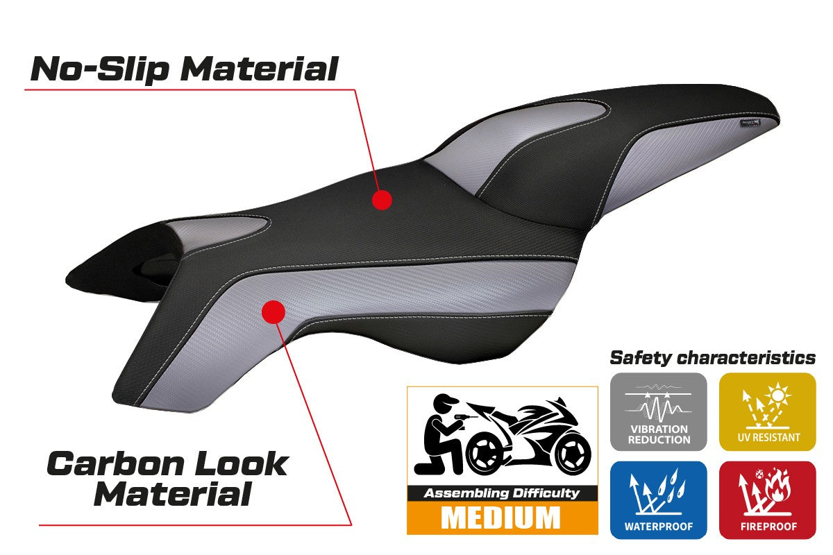 Yhteensopiva istuinpäällinen - BMW K 1300 R 2009-2016 - mod Boston