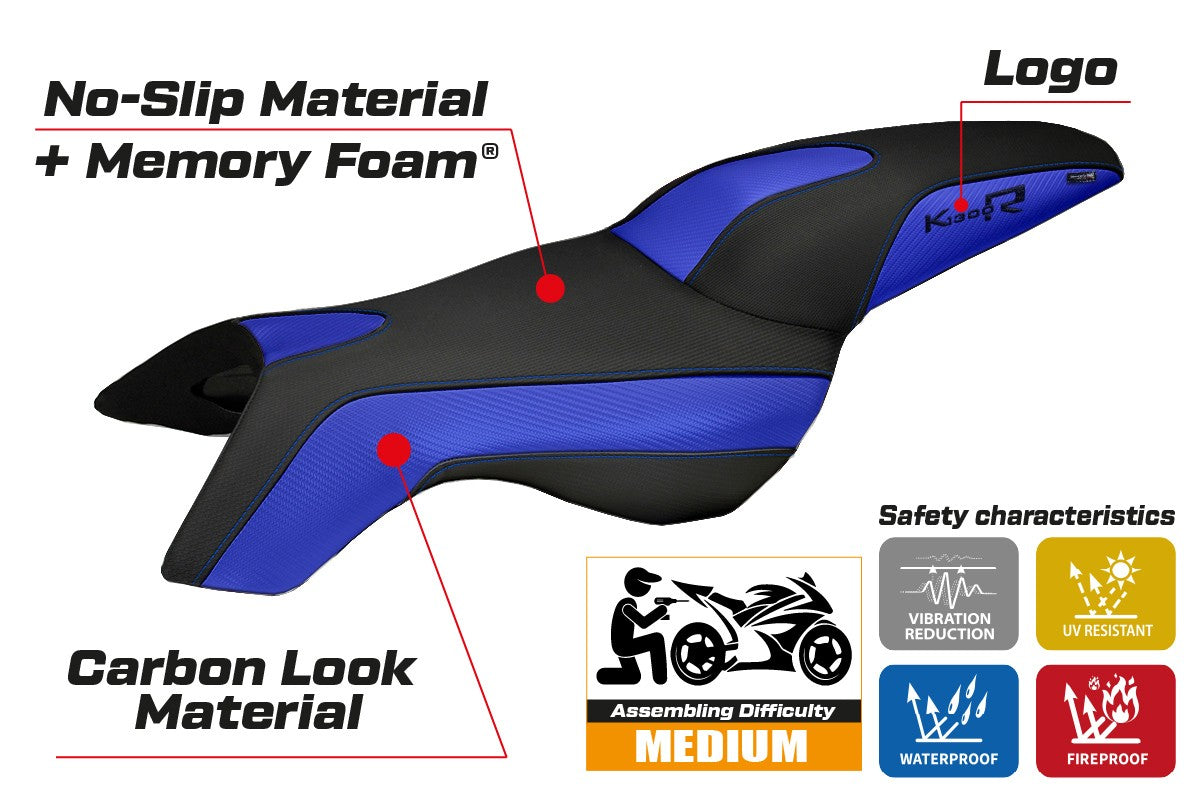 Yhteensopiva istuinpäällinen - BMW K 1300 R 2009-2016 - mod Boston