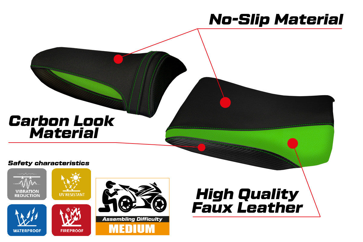 Yhteensopiva istuinpäällinen - Kawasaki Z 1000 2003 - 2006 - Pozzuoli 1 -modi