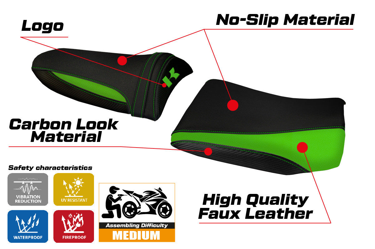 Yhteensopiva istuinpäällinen - Kawasaki Z 1000 2003 - 2006 - Pozzuoli 1 -modi