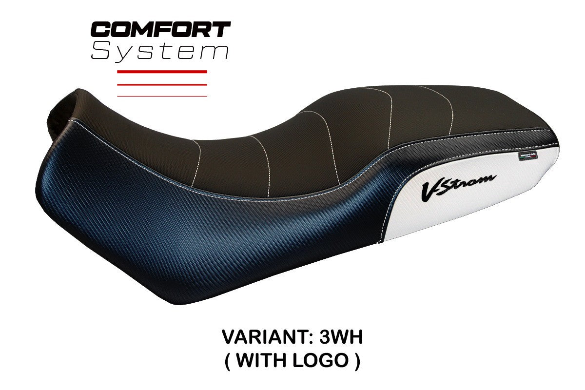 Yhteensopiva istuinpäällinen - Suzuki V-Strom 650 DL 2004-2011 - mod Melito Comfort System
