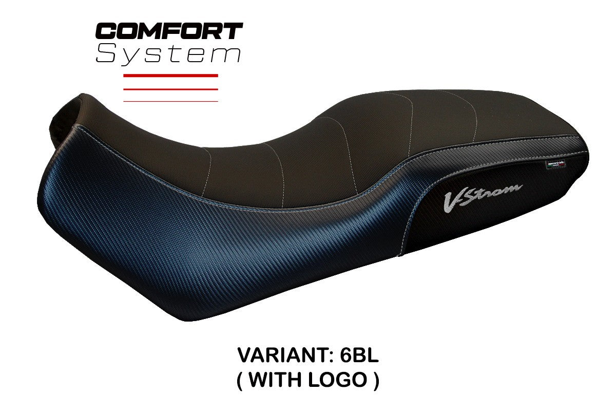 Yhteensopiva istuinpäällinen - Suzuki V-Strom 650 DL 2004-2011 - mod Melito Comfort System