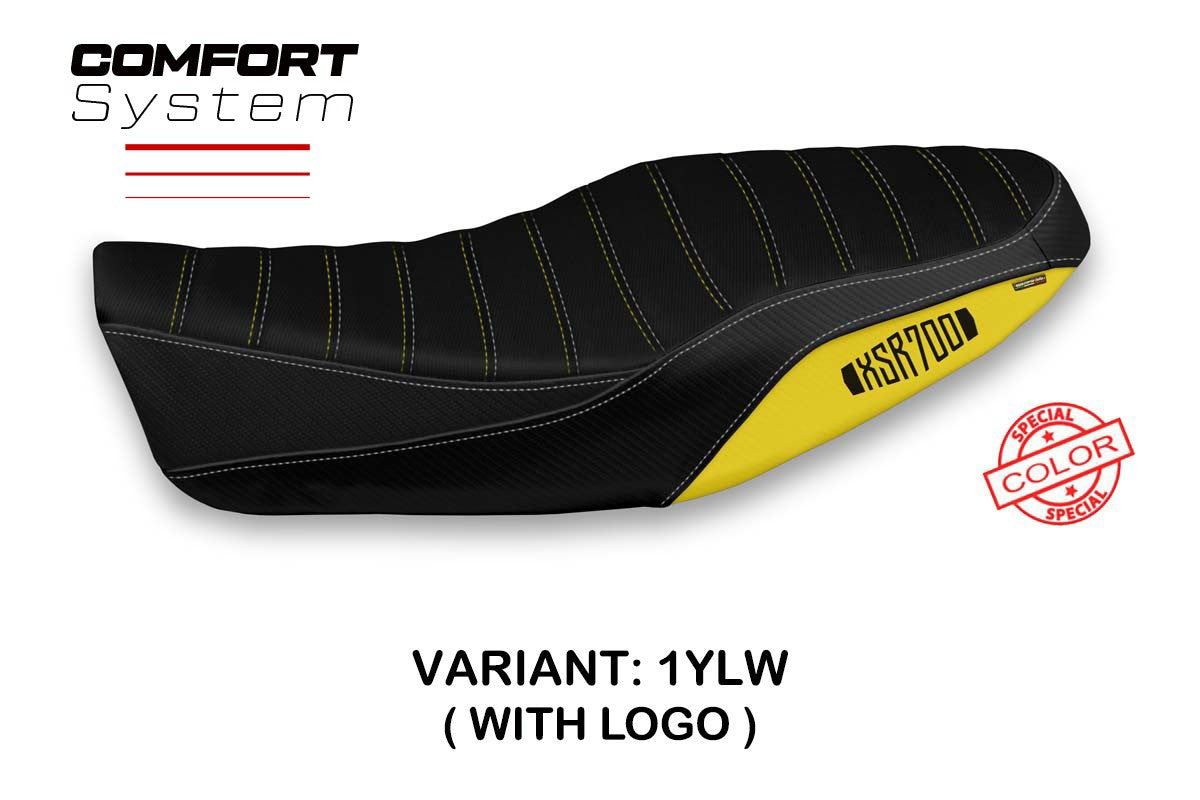 Yhteensopiva istuinpäällinen - Yamaha XSR 700 2016-2020 - mod Dagda Special Color Comfort System