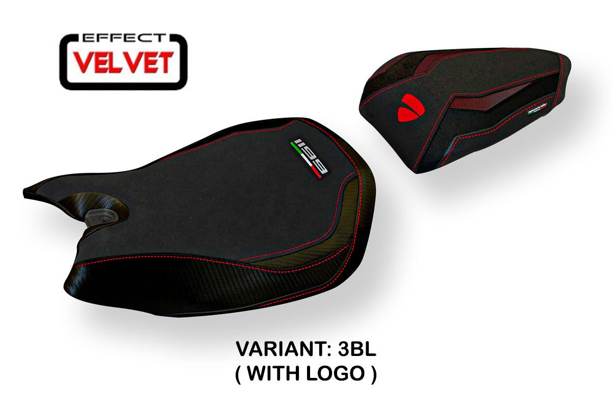 Yhteensopiva istuinpäällinen - Ducati Panigale 1199 2011-2015 - mod Jarvan Velvet