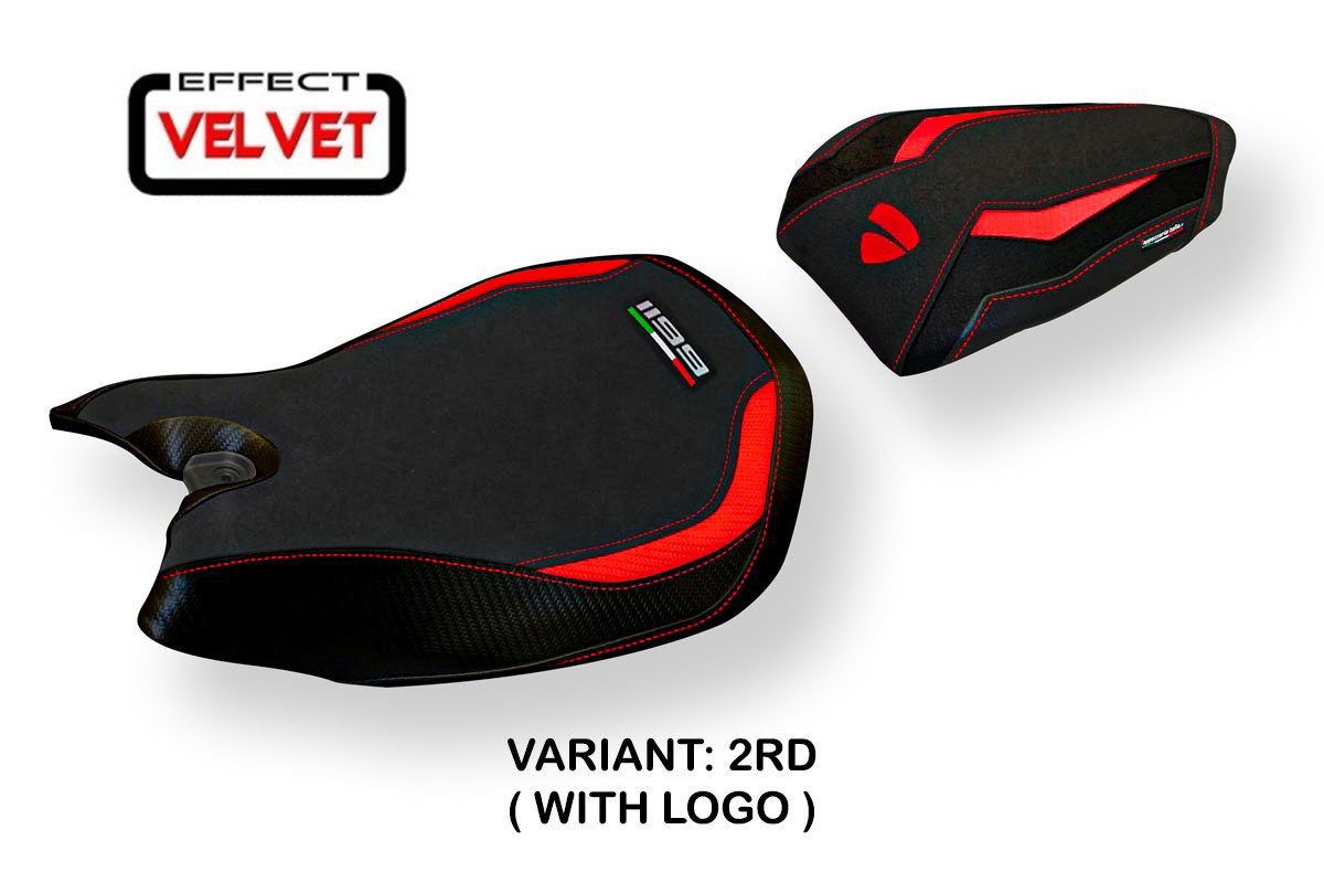 Yhteensopiva istuinpäällinen - Ducati Panigale 1199 2011-2015 - mod Jarvan Velvet