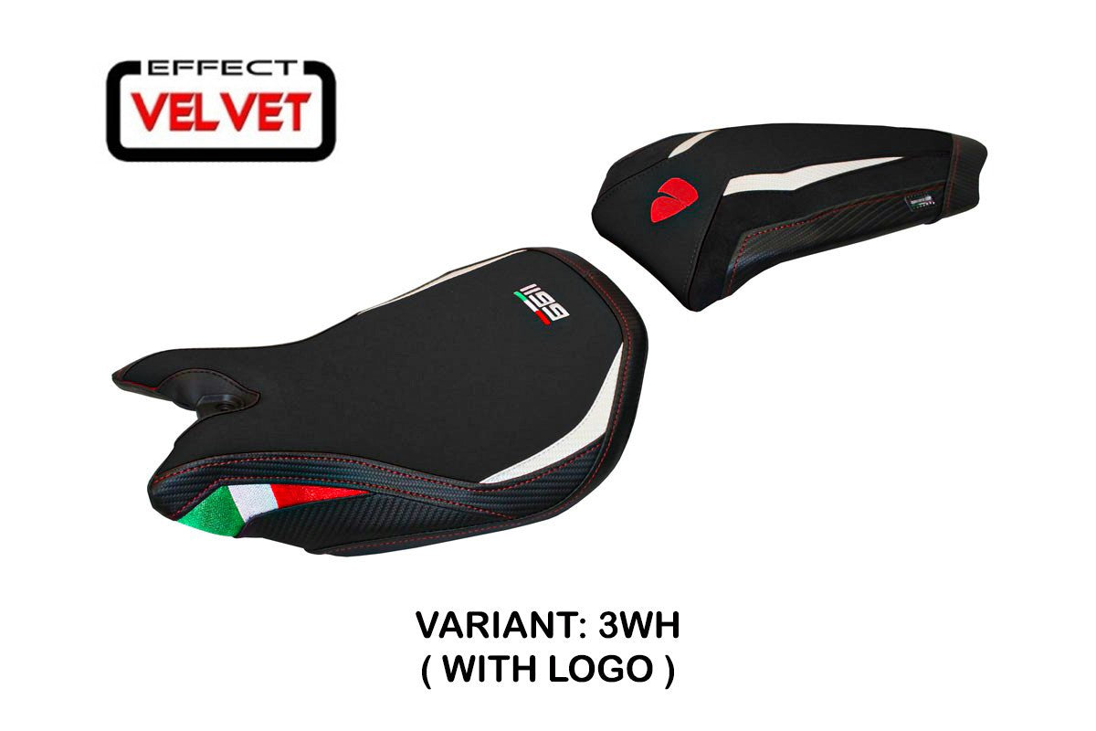 Yhteensopiva istuinpäällinen - Ducati Panigale 1199 2011-2015 - mod Paris Velvet