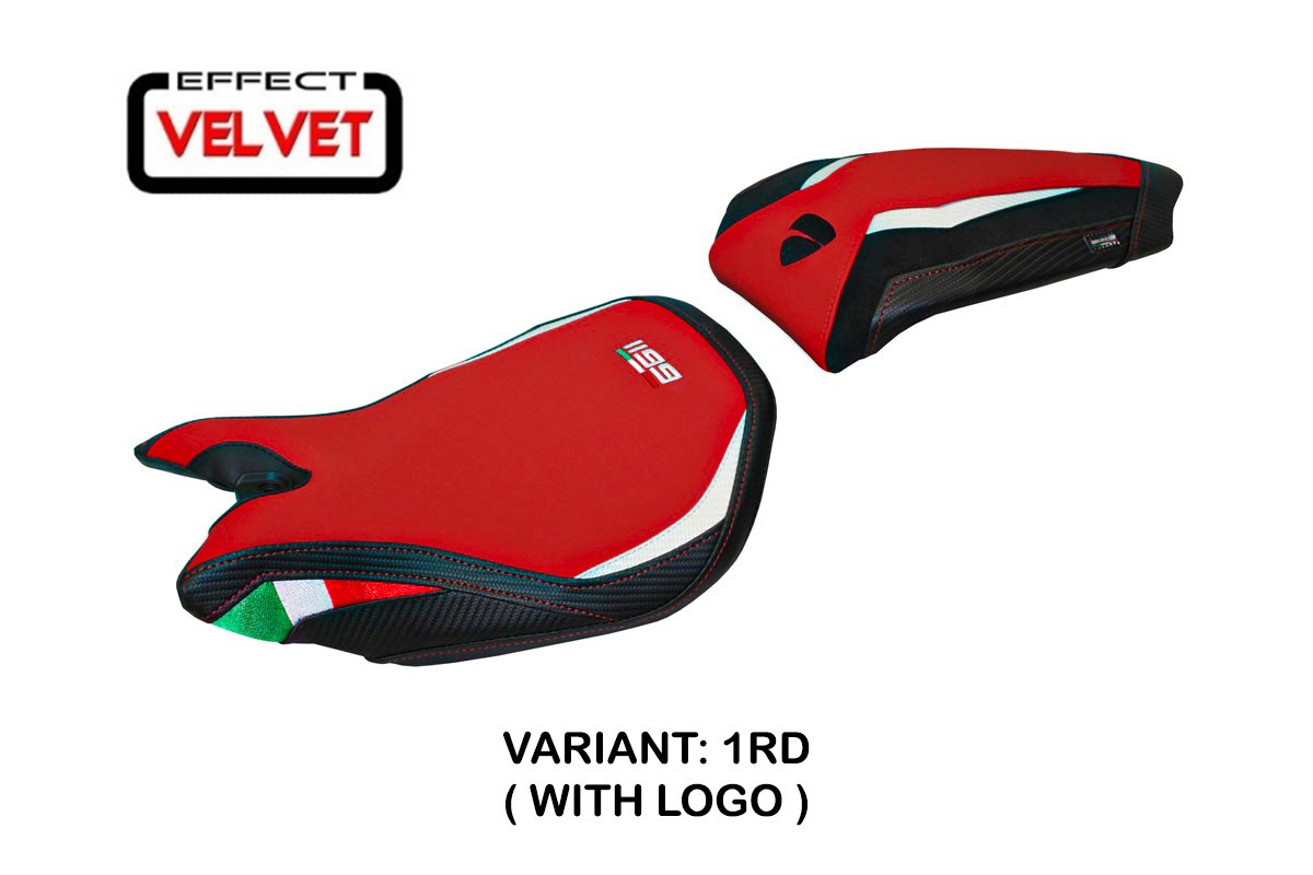 Yhteensopiva istuinpäällinen - Ducati Panigale 1199 2011-2015 - mod Paris Velvet
