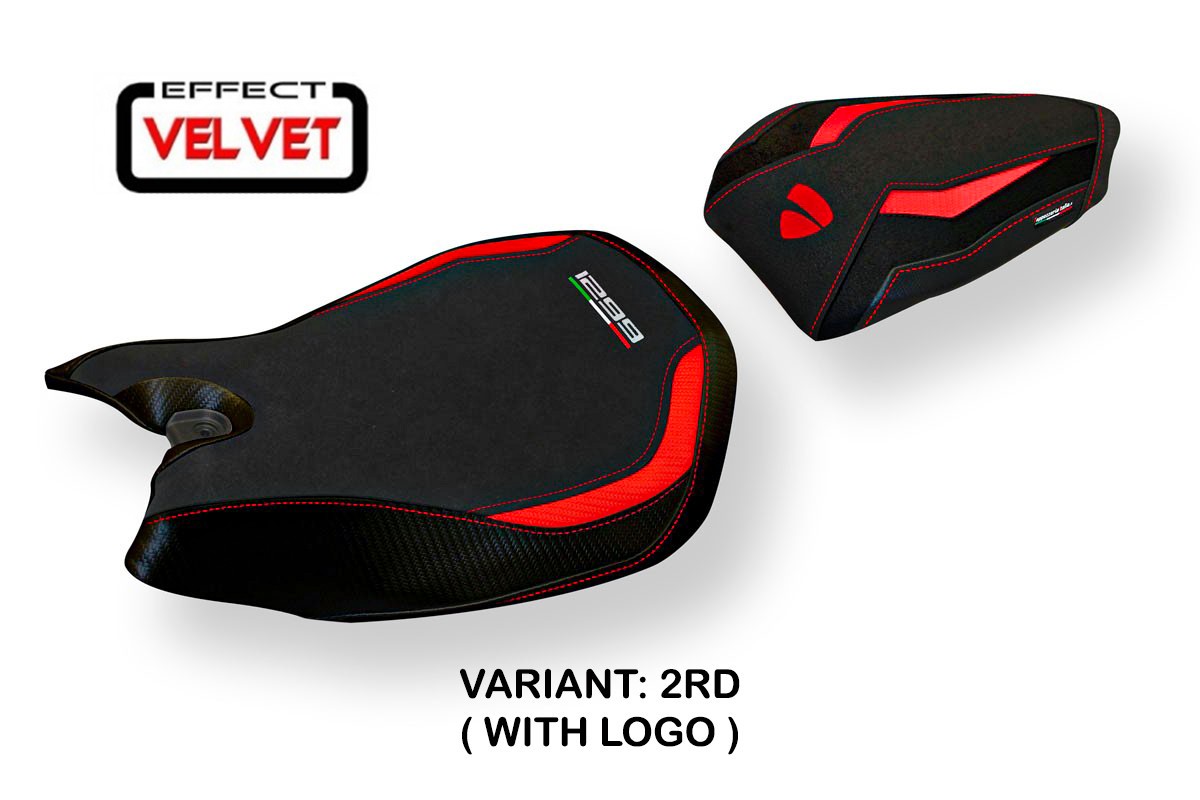 Yhteensopiva istuinpäällinen - Ducati Panigale 1299 2015-2018 - mod Jarvan Velvet