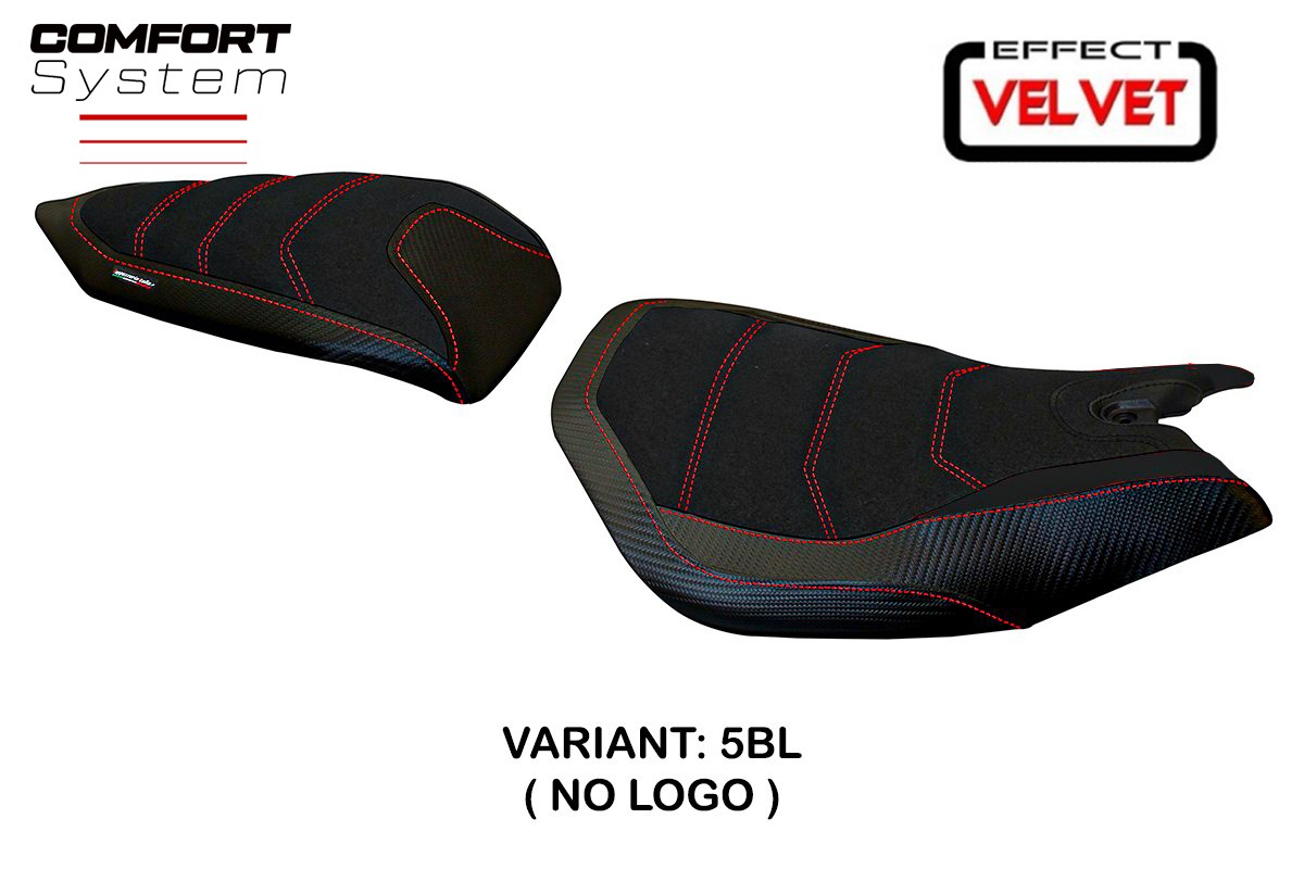 Yhteensopiva istuinpäällinen - Ducati Panigale 1299 2015-2018 - mod Leiden Velvet Comfort System