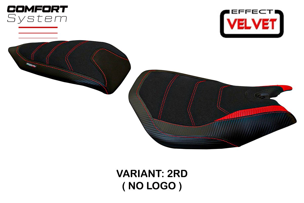 Yhteensopiva istuinpäällinen - Ducati Panigale 1299 2015-2018 - mod Leiden Velvet Comfort System