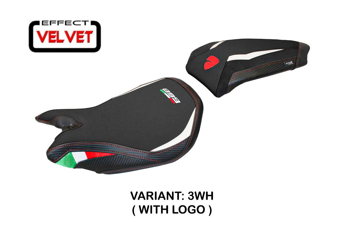 Yhteensopiva istuinpäällinen - Ducati Panigale 899 2013-2015 - mod Paris Velvet