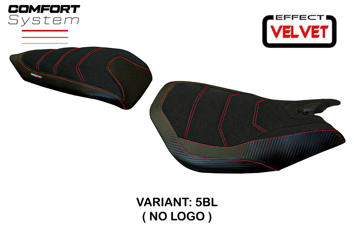 Yhteensopiva istuinpäällinen - Ducati Panigale 959 2016-2018 - mod Leiden Velvet Comfort System