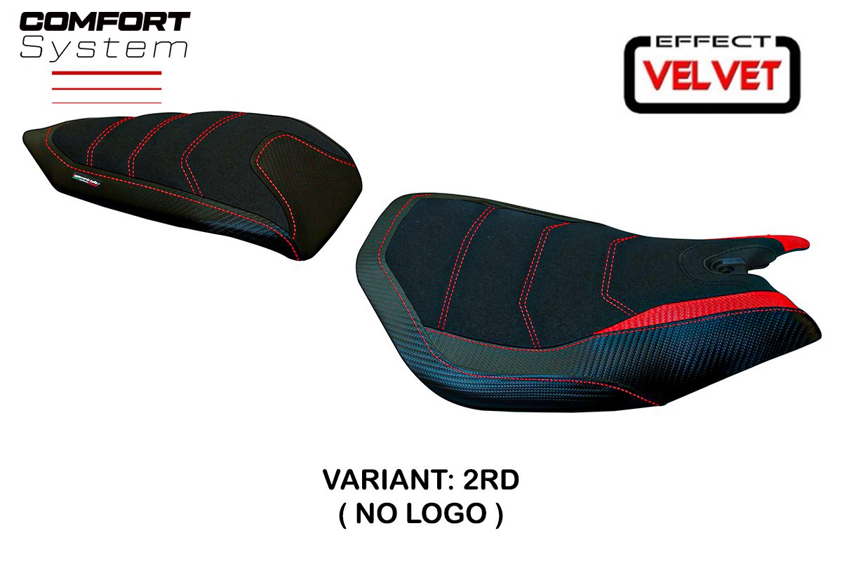 Yhteensopiva istuinpäällinen - Ducati Panigale 959 2016-2018 - mod Leiden Velvet Comfort System