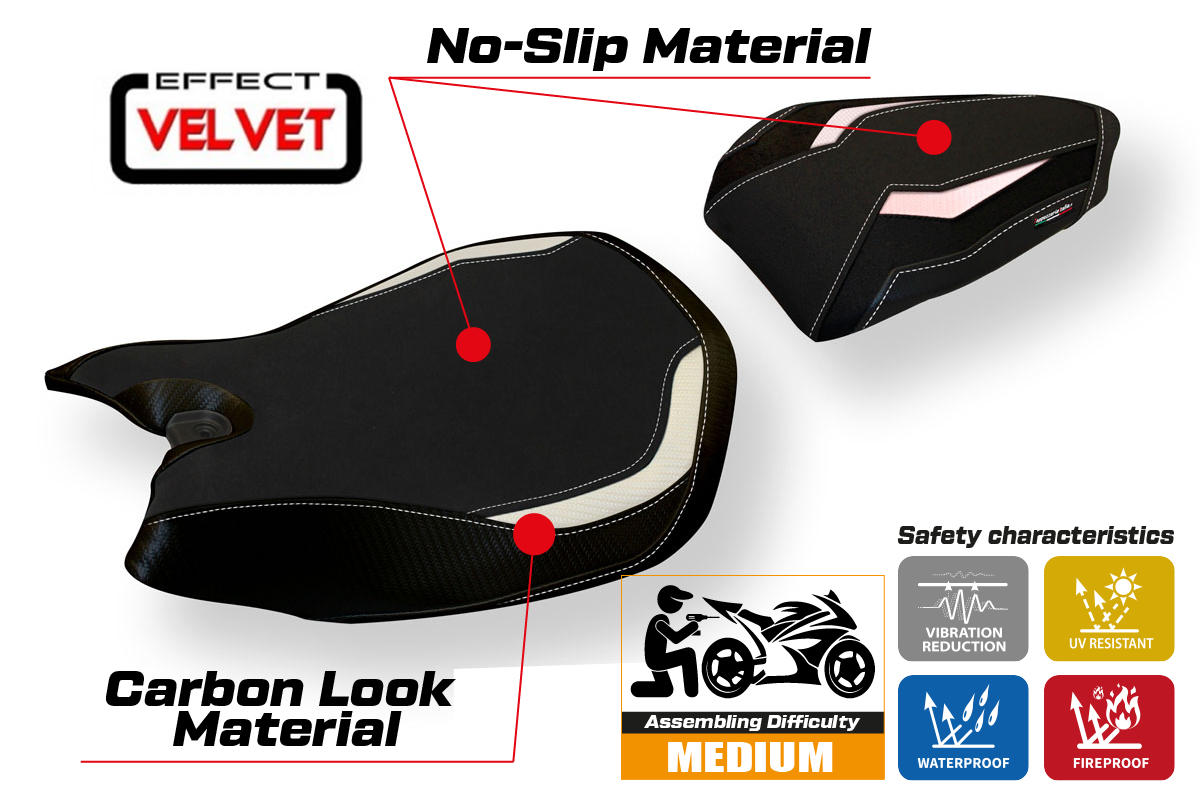 Istuinpäällinen yhteensopiva - Ducati Panigale Ducati Panigale 959 2016 - 2018 - mod Seul Velvet