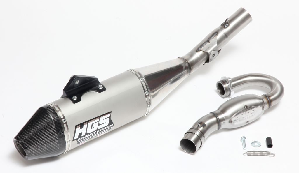 HGS Exhaust system 4T Grey Carbon Ducati Desmo450 MX 26-..